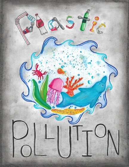 “Save Our Earth” by Vivienne Horvath, age 11, from Hollywood, FL
