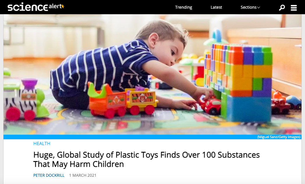 Huge, Global Study of Plastic Toys Finds Over 100 Substances That May