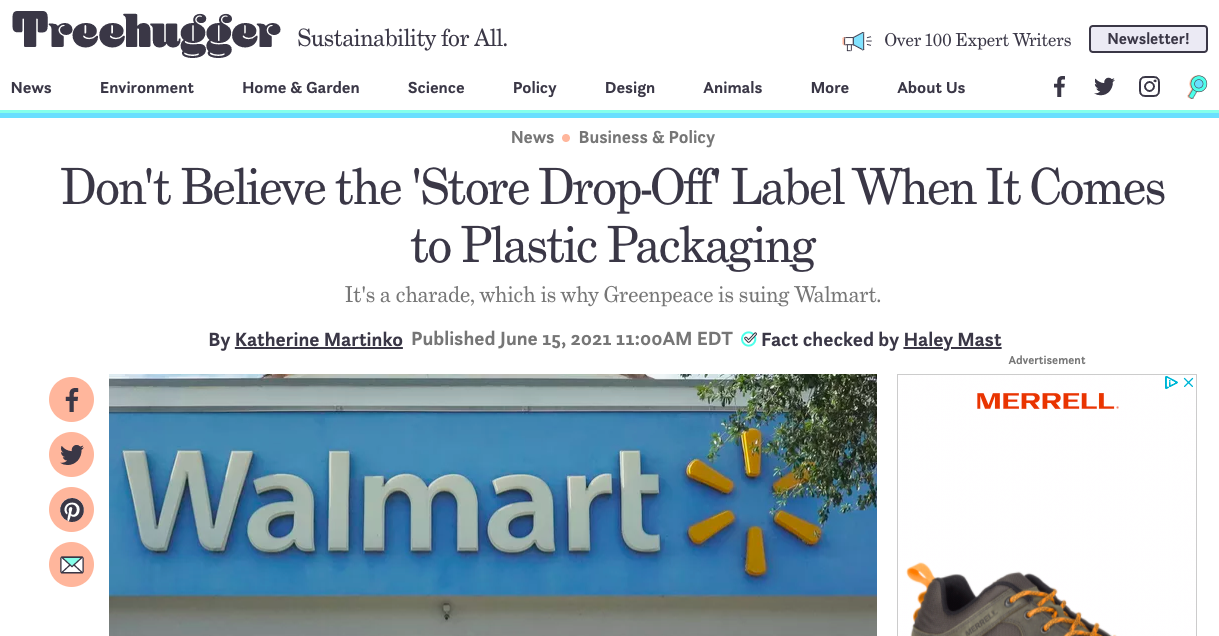 Don't Believe the 'Store DropOff' Label When It Comes to Plastic
