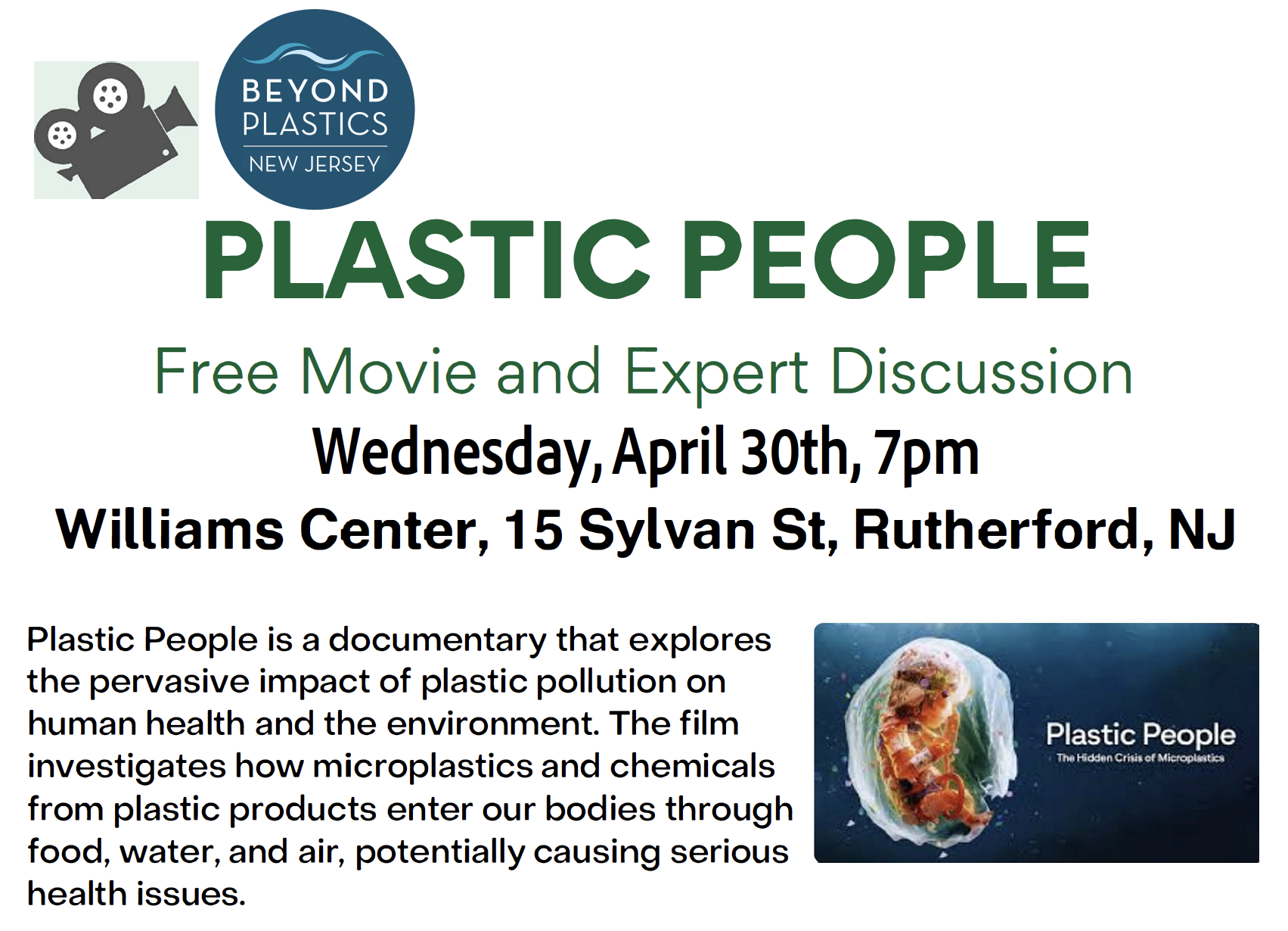 4/30: Beyond Plastics New Jersey