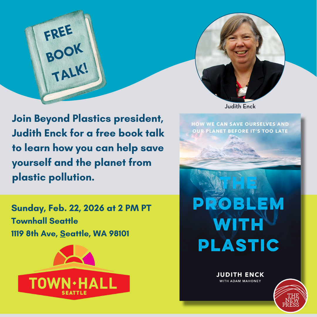 Sun, 2/22/26 at 2:00 PM PT | Talk with Judith Enck at Townhall Seattle