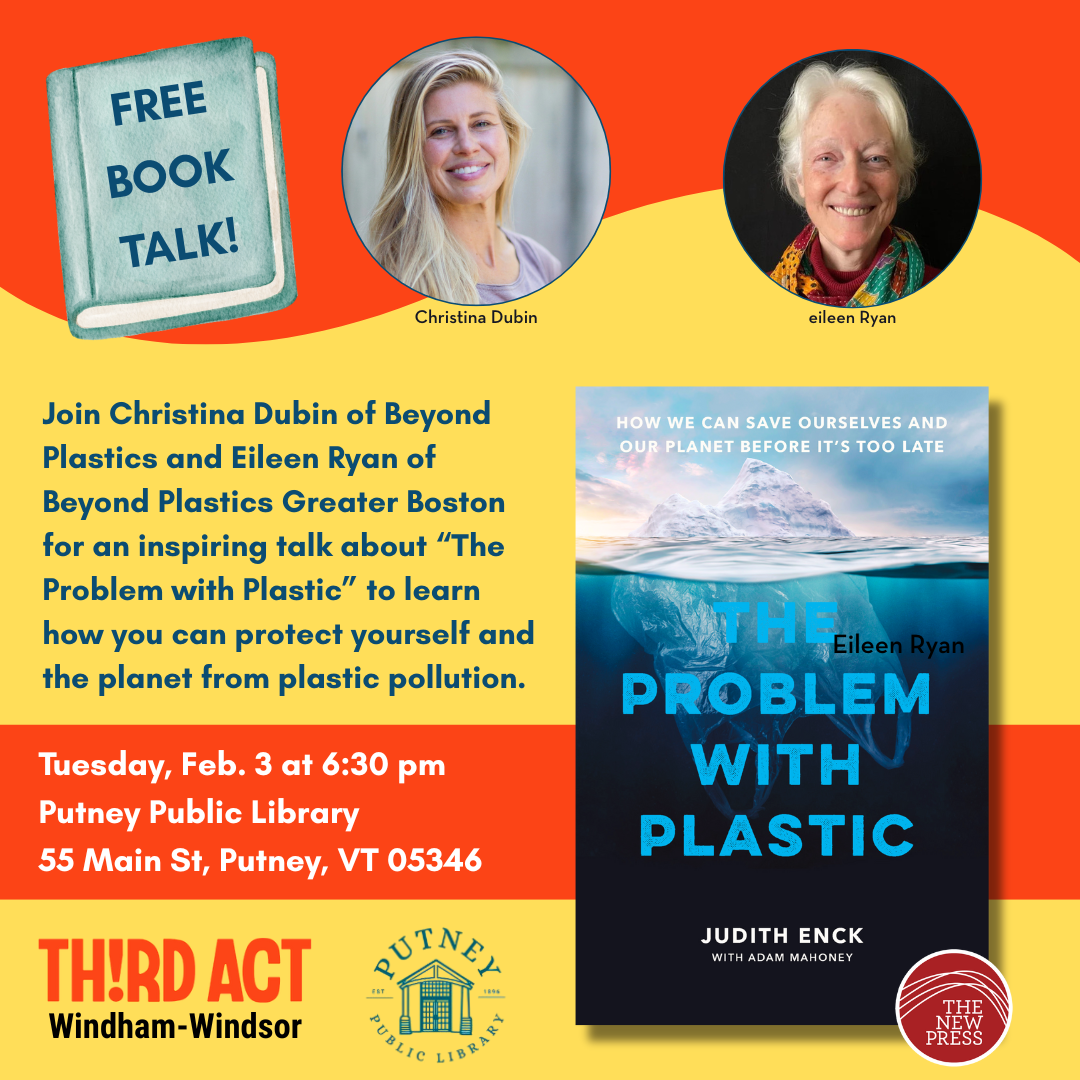 Tuesday, 2/3/26 at 6:30 PM ET | Join Christina Dubin &amp; Eileen Ryan at the Putney Public Library in VT