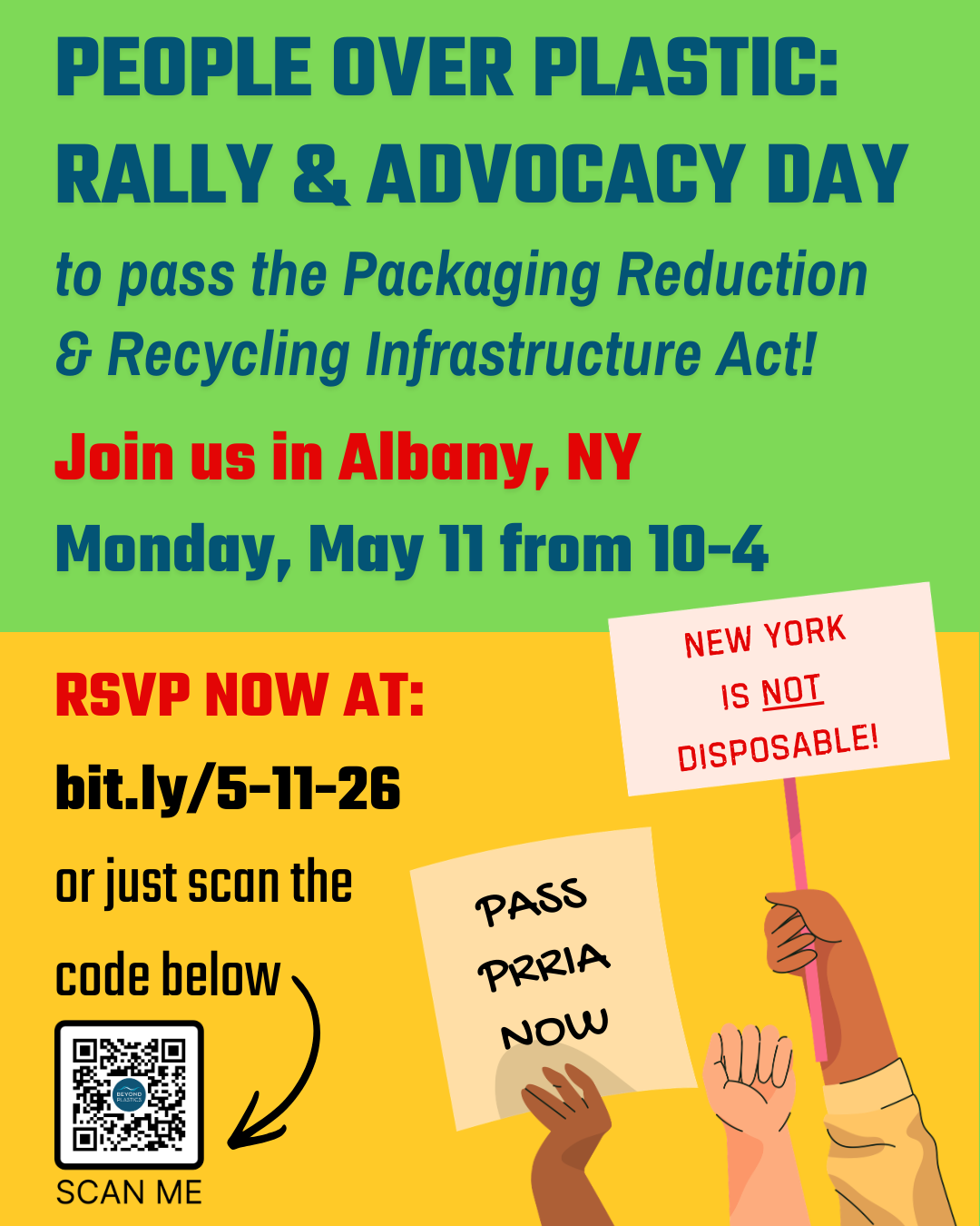 People Over Plastic Rally + Advocacy Day in Albany