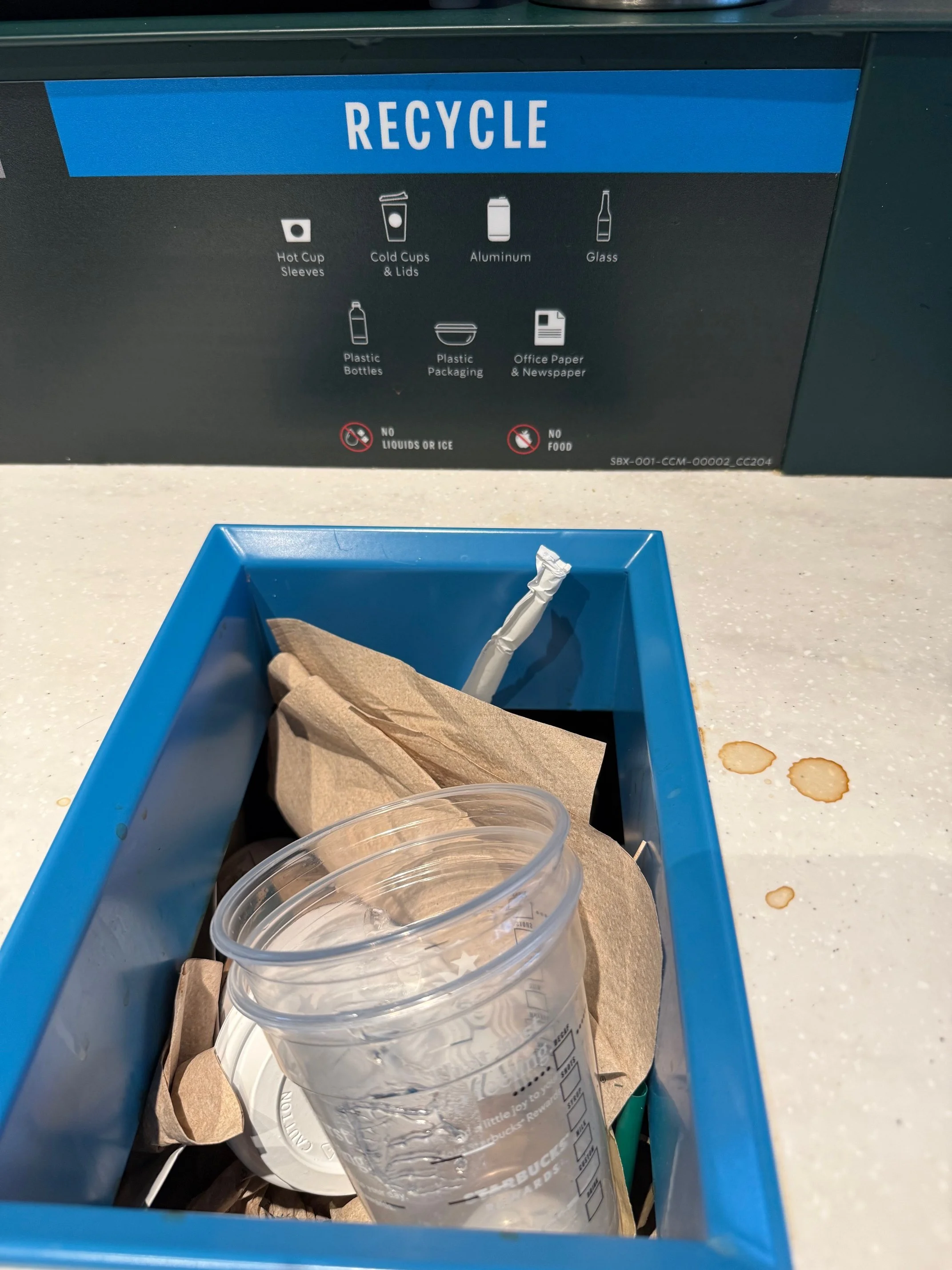 Starbucks: Stop Trying to Deceive the Public about Plastic Cup Recyclability