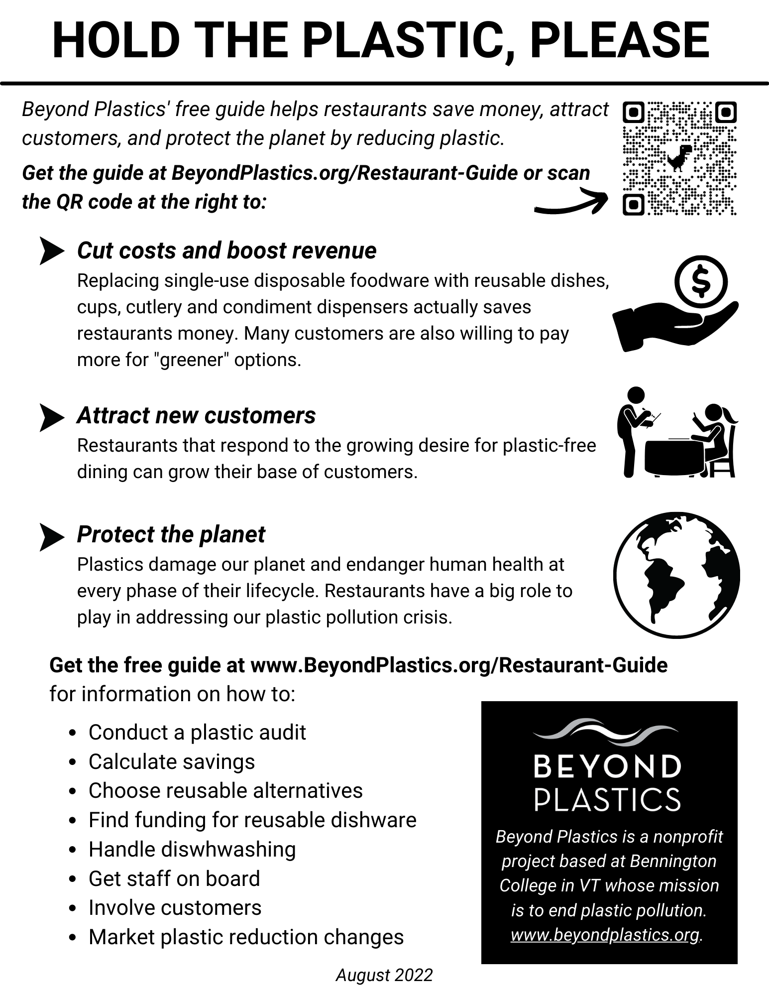 Hold The Plastic, Please A Restaurant’s Guide To Reducing Plastic