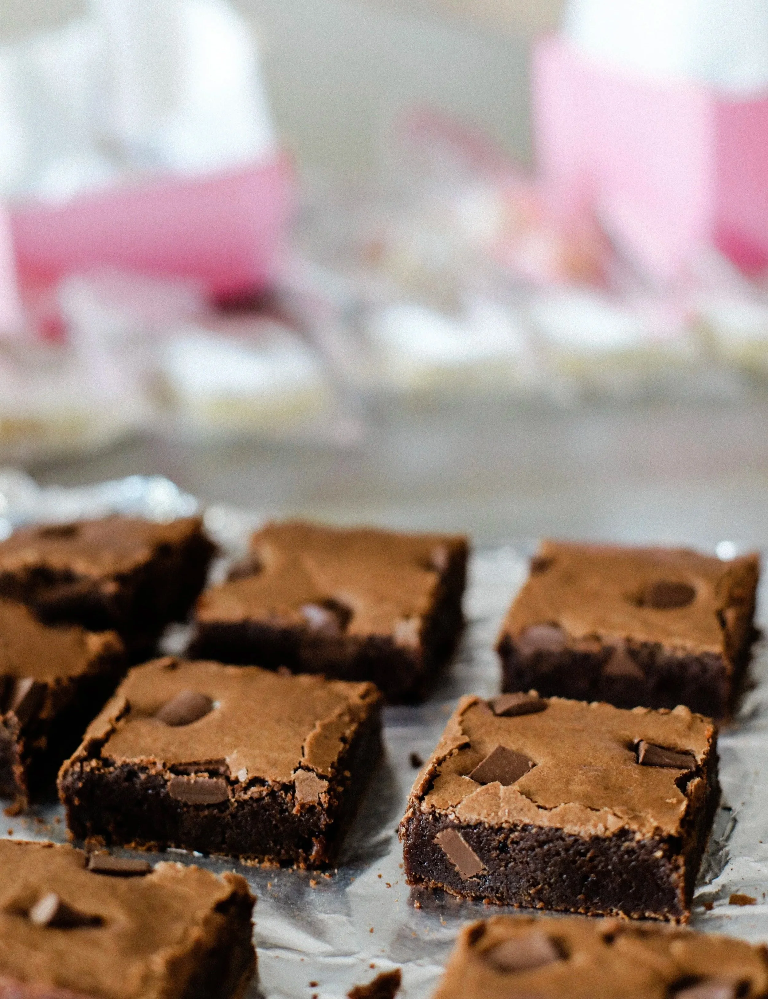 Fudgy Brownies, $18/four bars