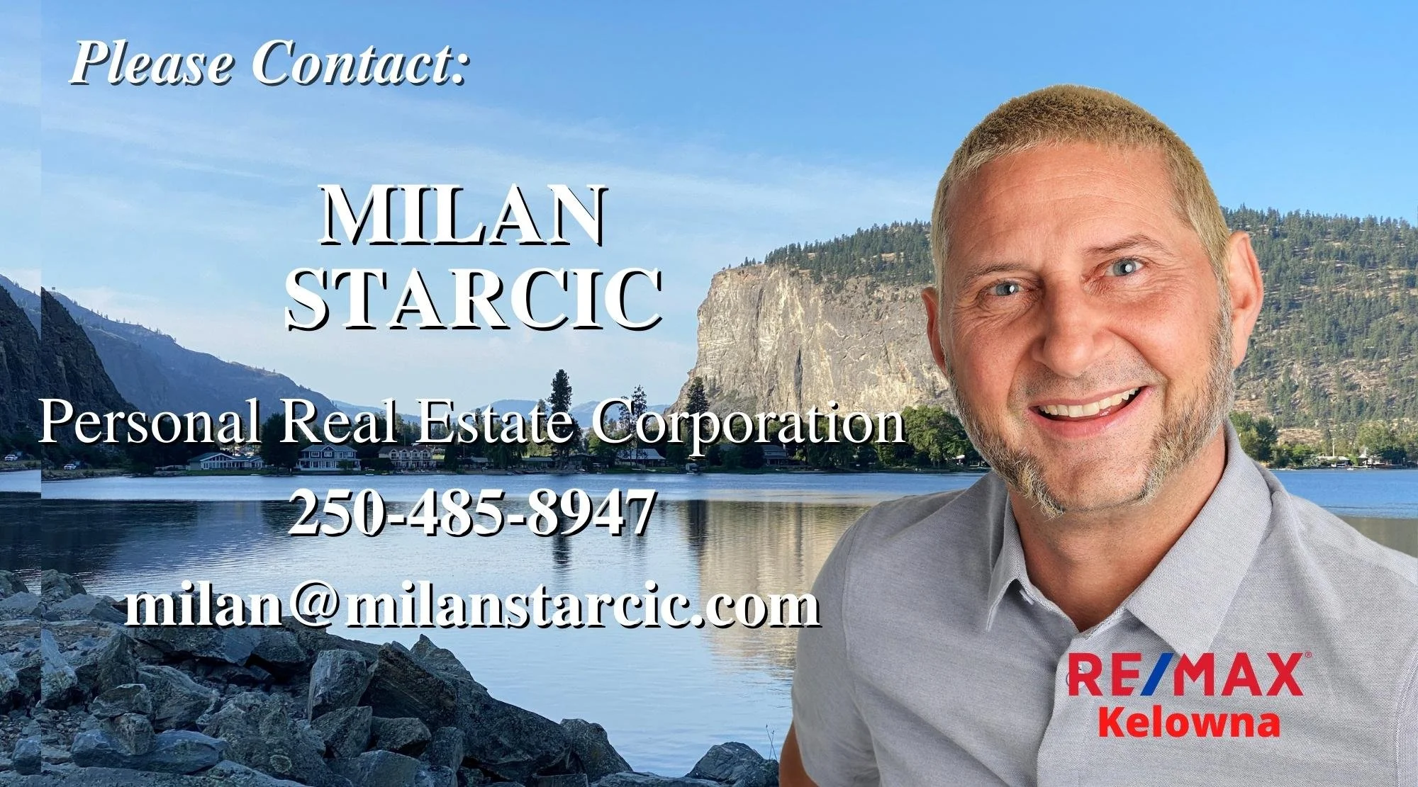 Meet The Milan Starcic Personal Real Estate Corporation RE/MAX Realty