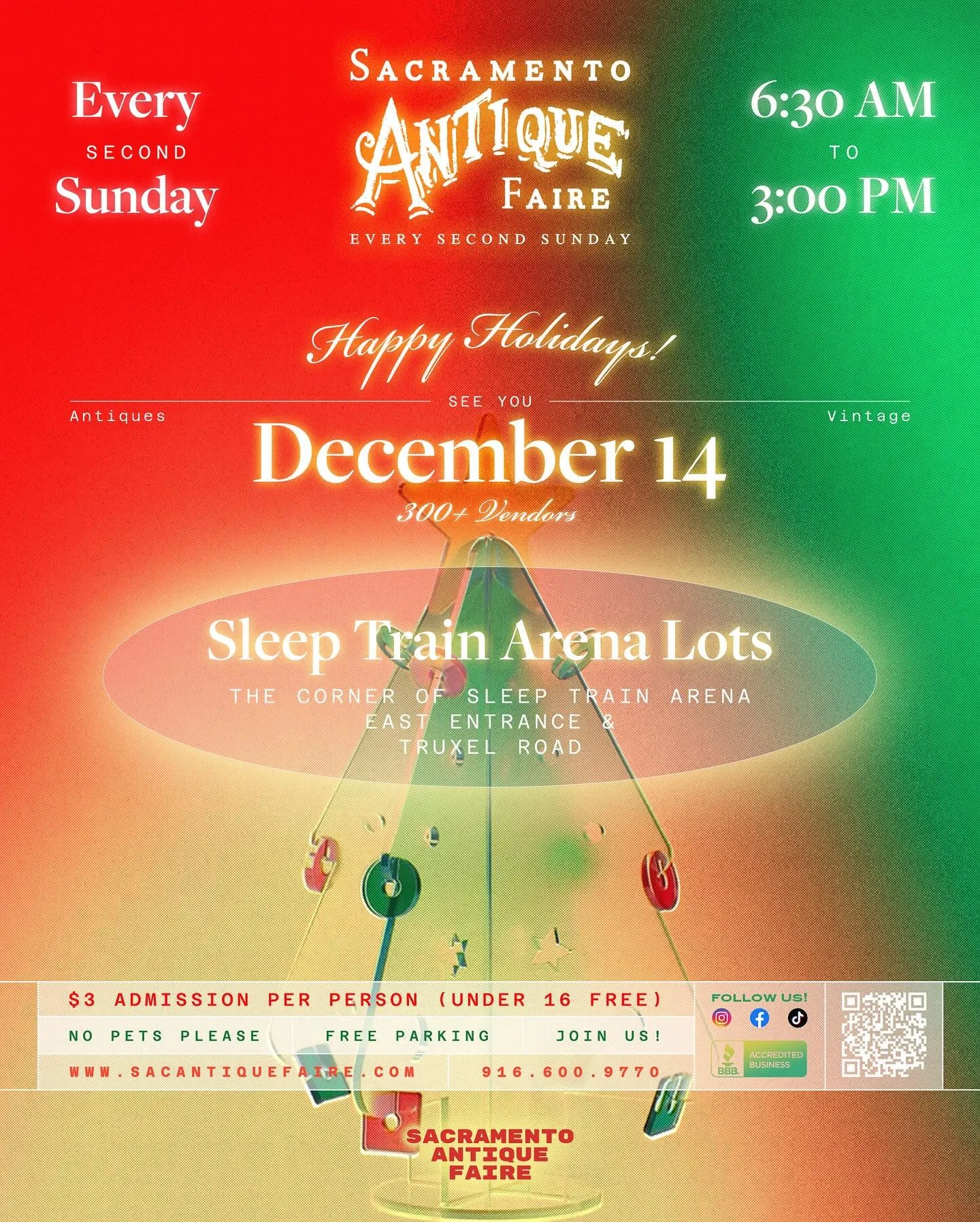 The December Faire is one week from today! Come find the perfect holiday gift next Sunday, 12/14 ❤️