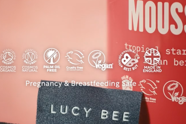 Lucy Bee tanning mousse screenshot
