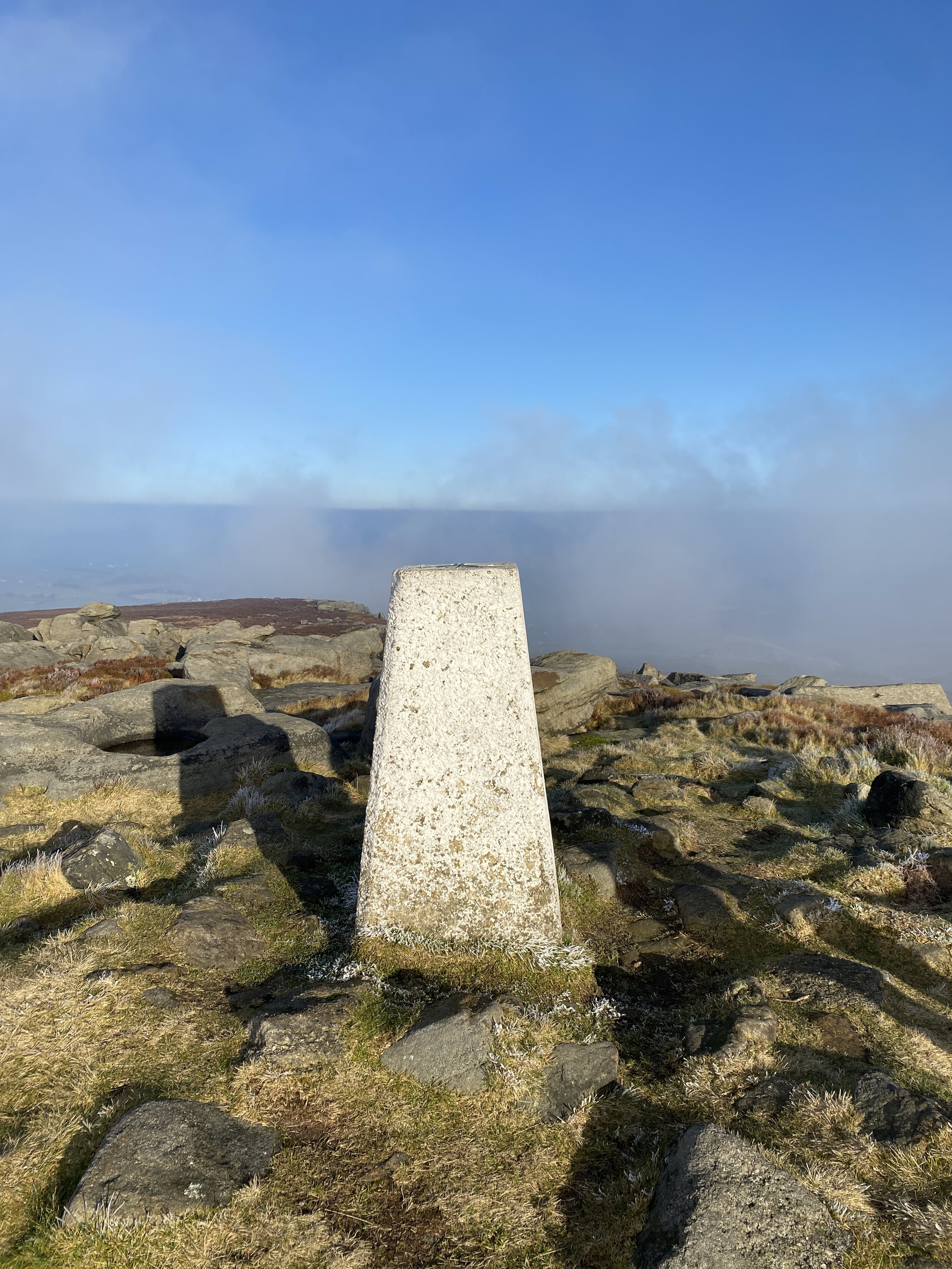 West Nab summit trig