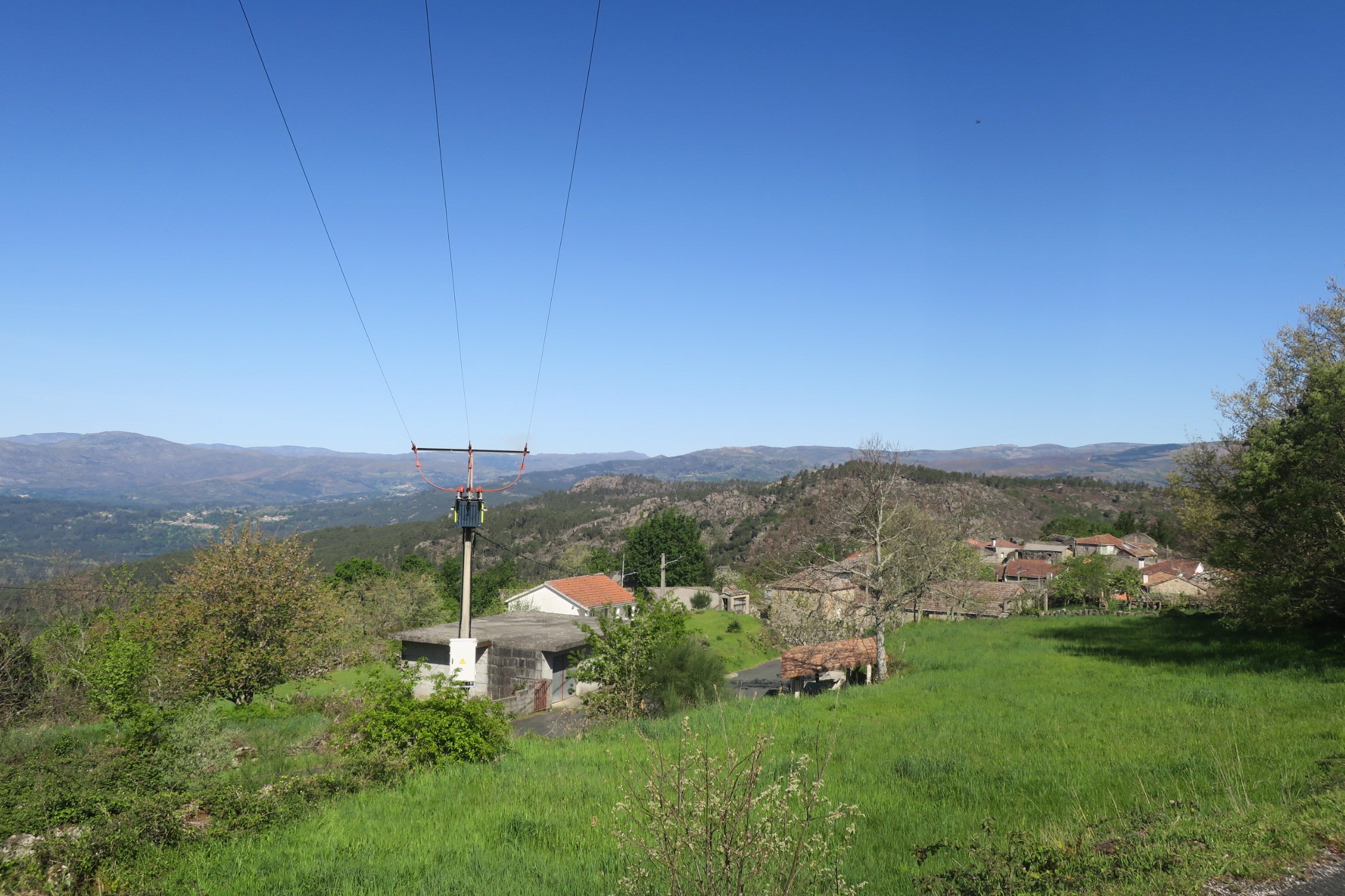 Rural village view, Xures Natural Park, Galicia