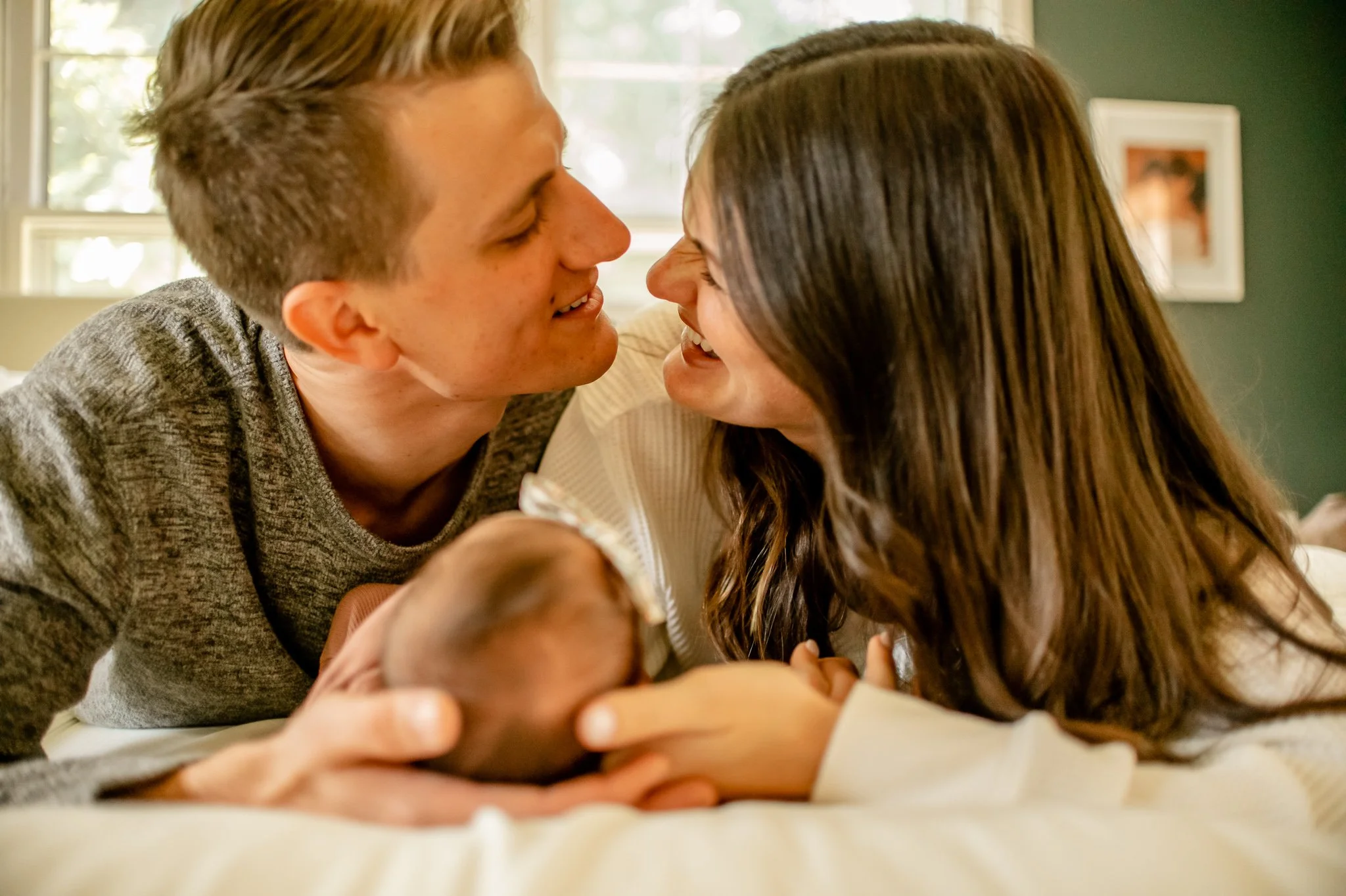 newborn garner nc mom dad baby in-home lifestyle cary Raleigh holly springs apex durham chapel hill