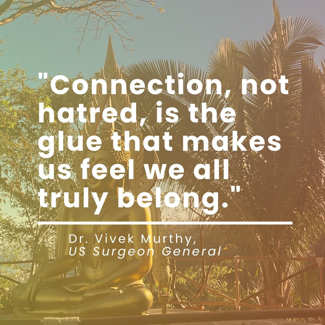 The US Surgeon General just published a report on &quot;Our Epidemic of Loneliness &amp; Isolation&quot;, an advisory on the healing effects of social connection and community. 

According to the findings from the US Surgeon general, 1 in 2 Americans