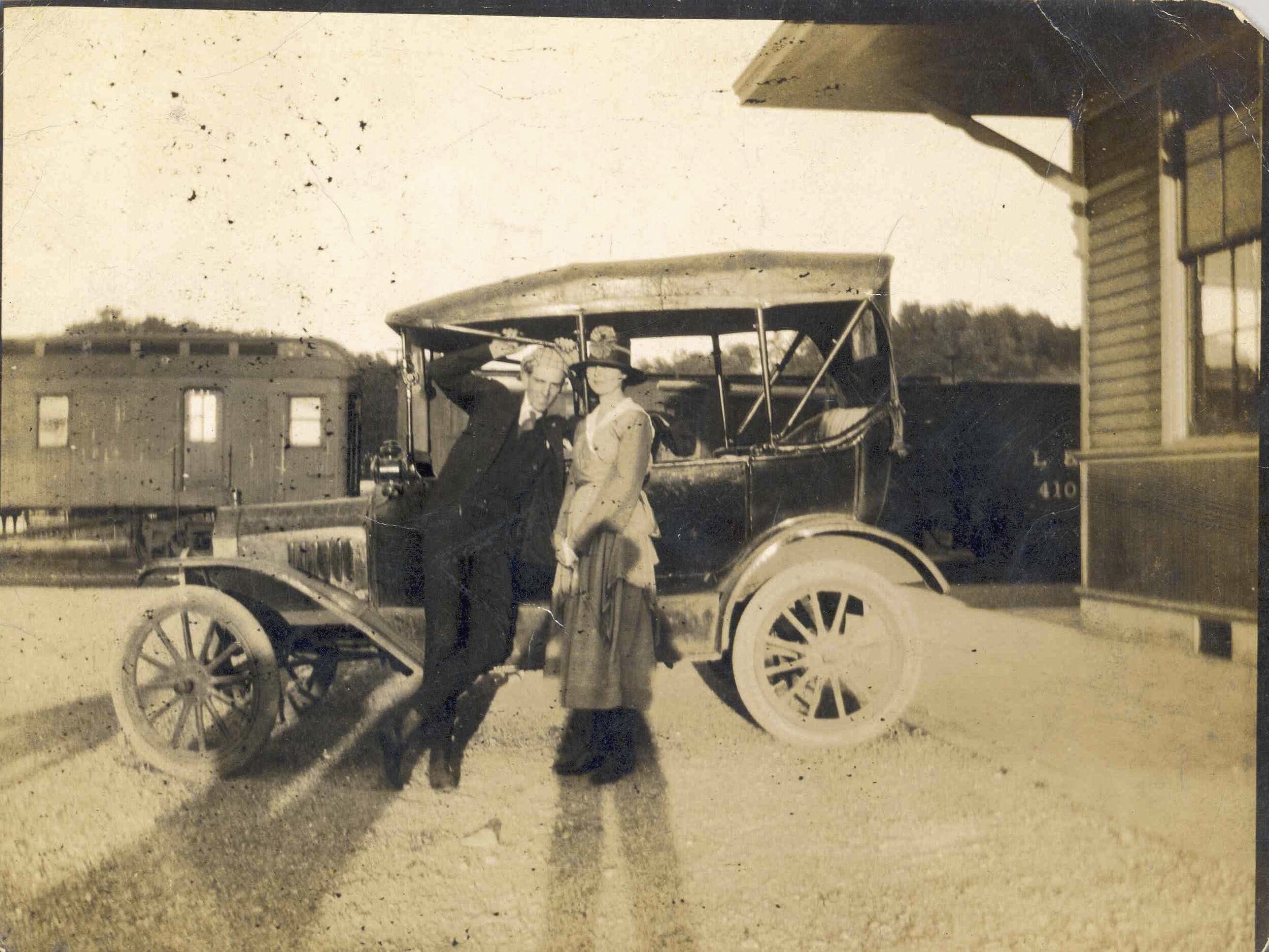 Mr. and Mrs. Welch, 1922