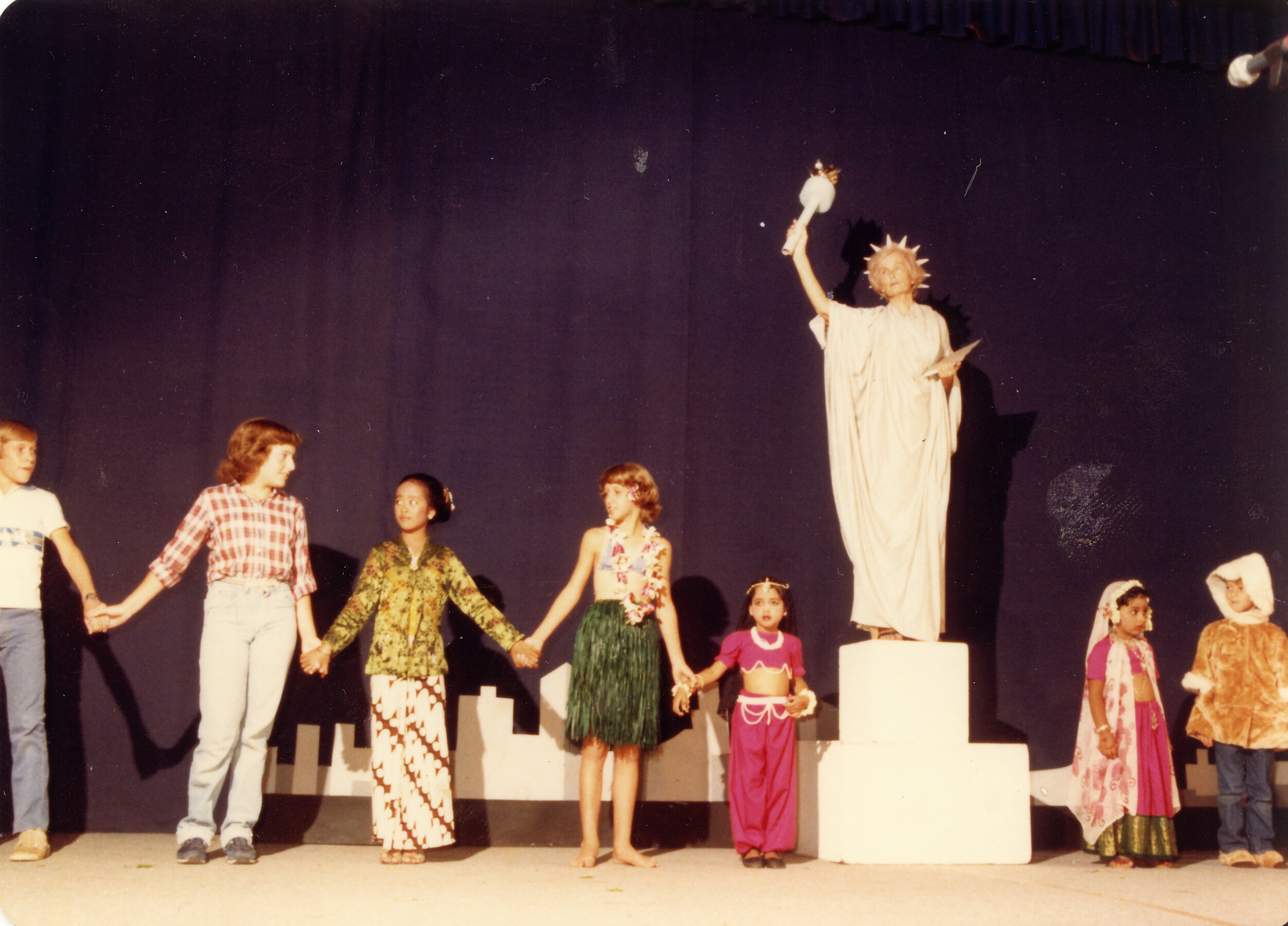 Luree as Lady Liberty, 1980