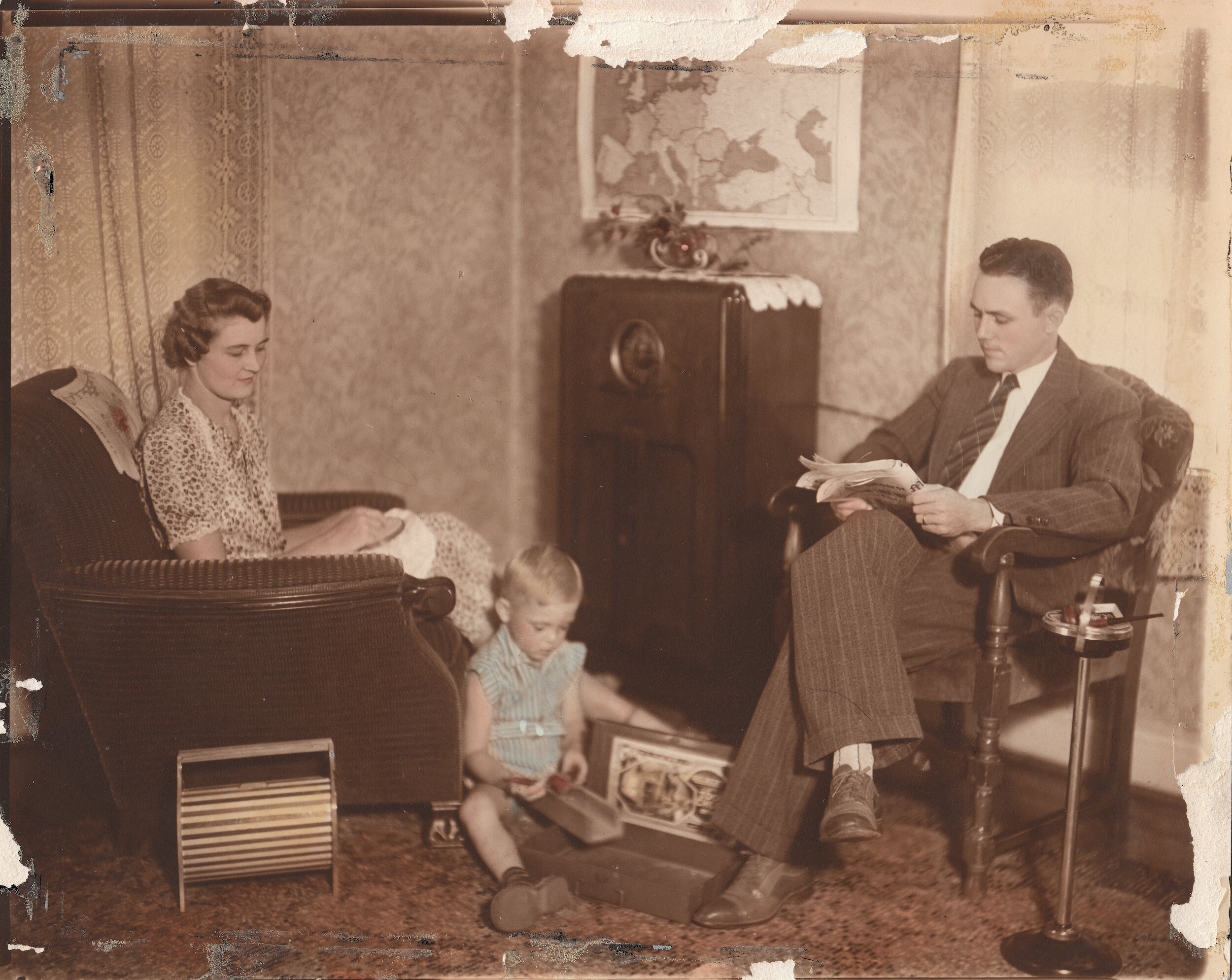 Opal, Varna & Jimmy, 1942