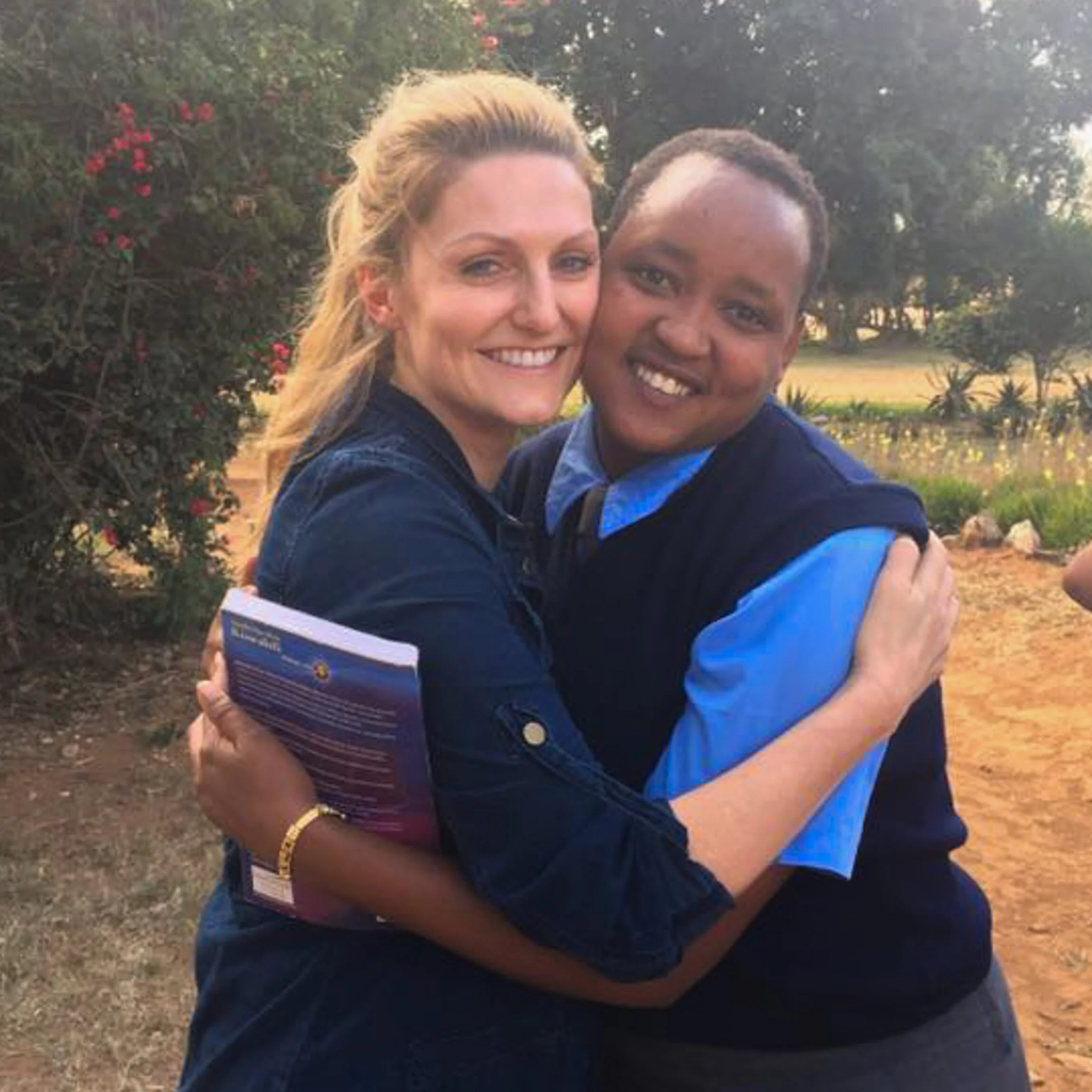 Jeni and Natalie at Daraja Academy