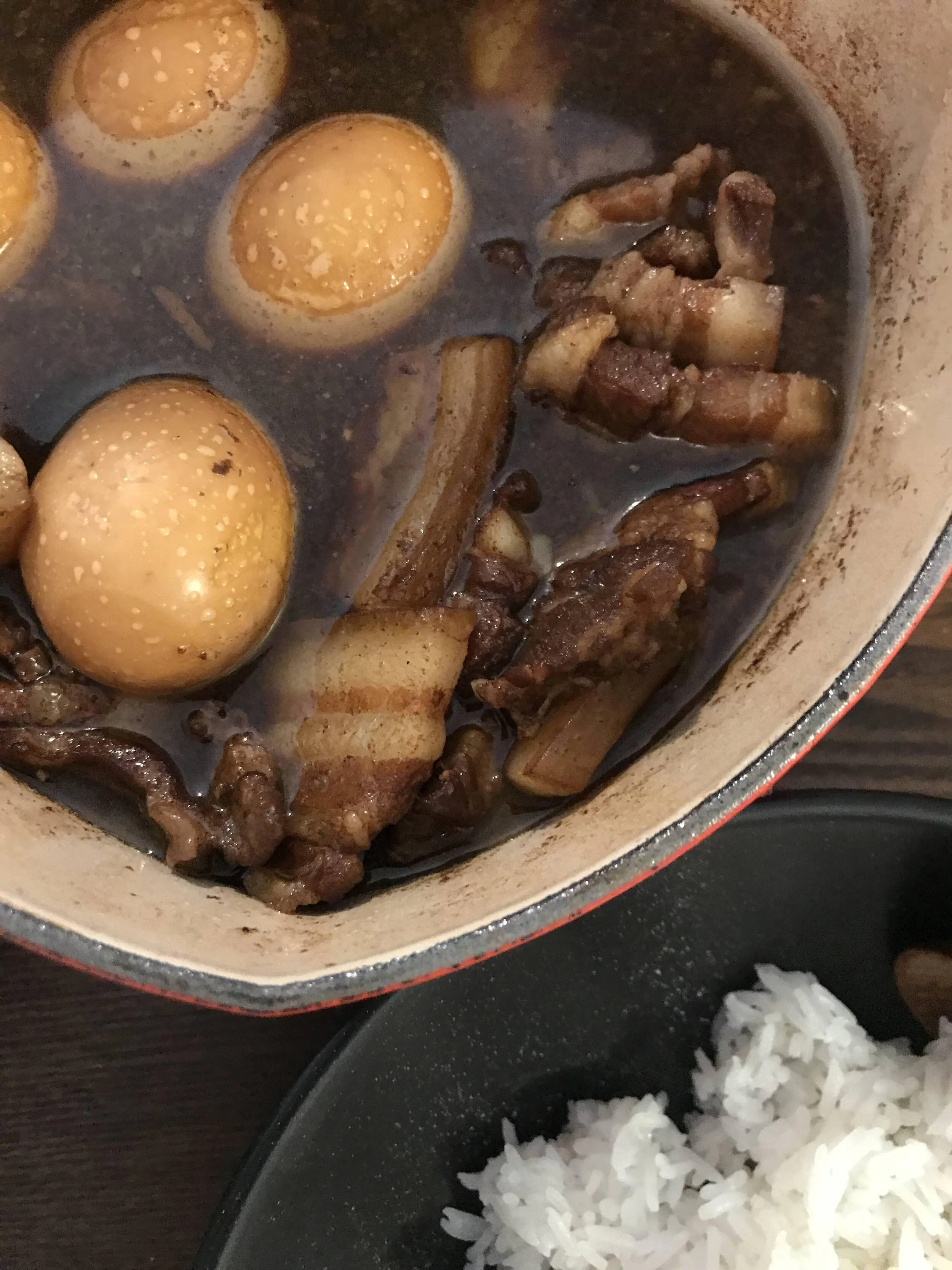 Braised Pork Belly with Rice