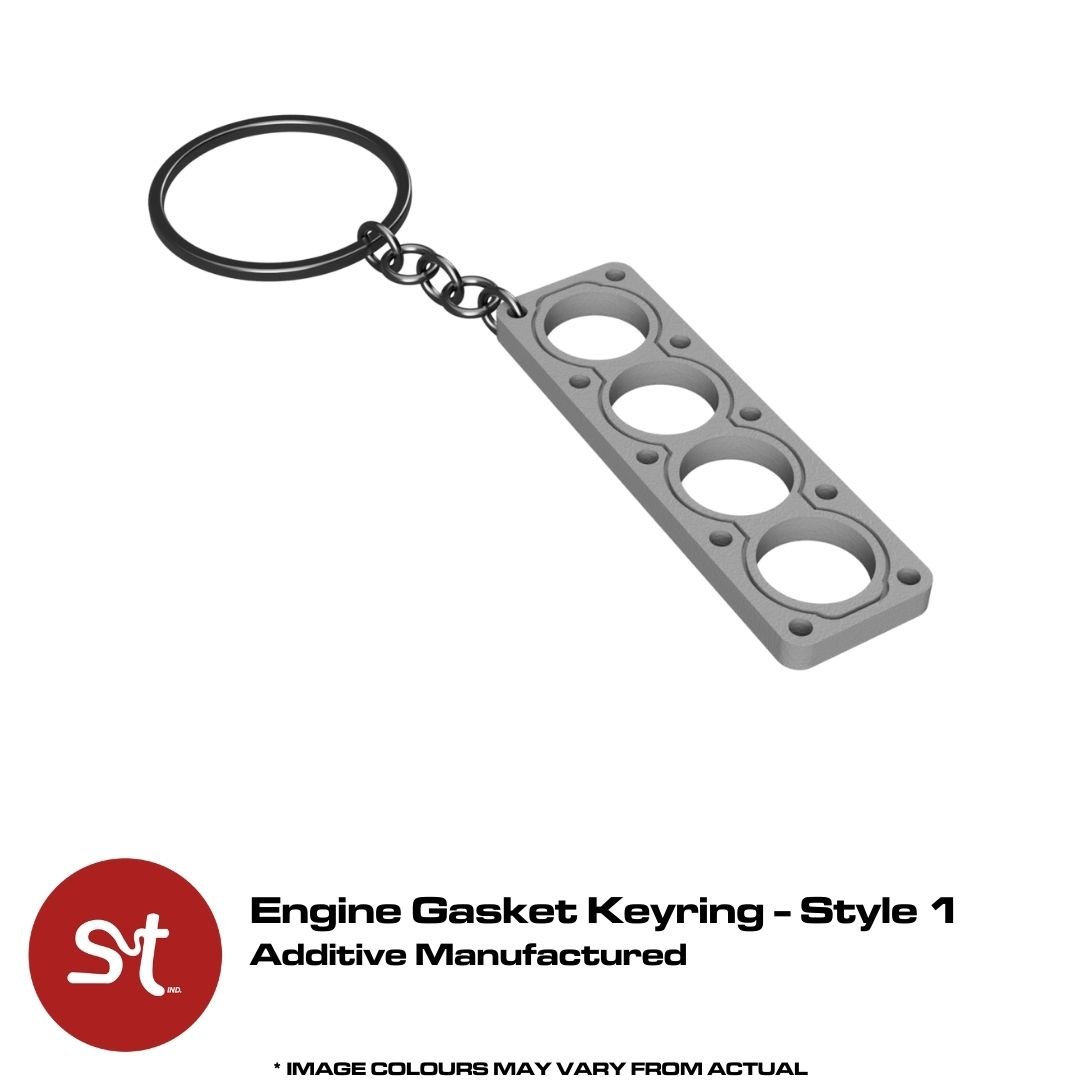 Engine Gasket Keyring - Style 1 - Branded_1 - Grey.jpg