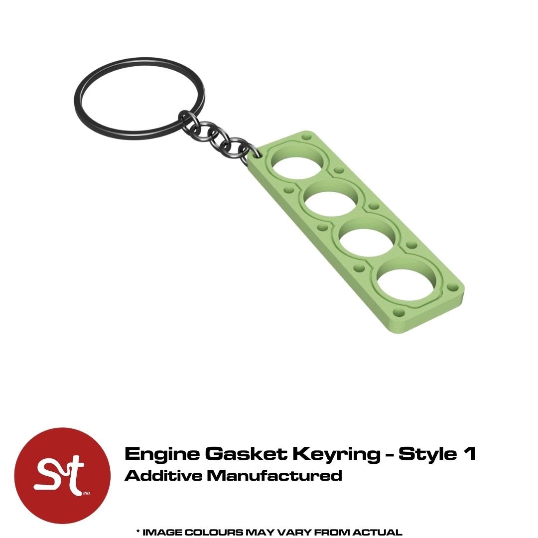 Engine Gasket Keyring - Style 1 - Branded_1 - Pistachio Green.jpg