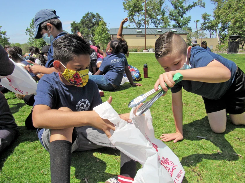 Park cleanup gives kids first-hand view of relationship of trash impact on the ocean