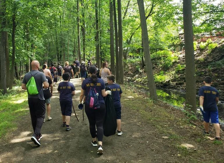 Cub Scout Pack Resumes Canal Cleanup Post Pandemic