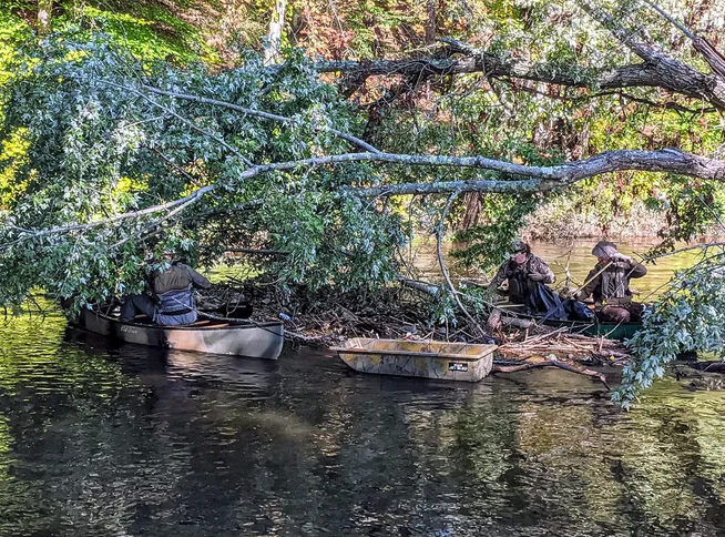 Backcountry Hunters and Anglers clean up Bolton Flats Wildlife Management Area