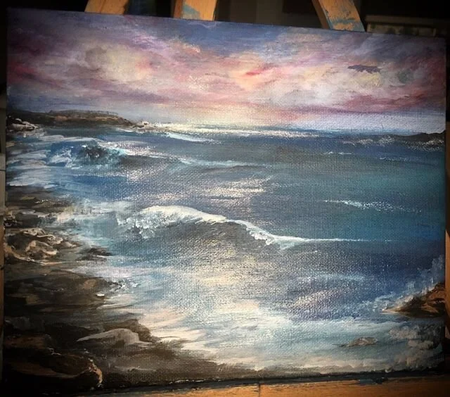 The #mastercolorexpert final module was all about what inspires us. I loved having the time to research and reflect to come up with a concept for a collection that came from what inspires me. Those who know me best, know how much I love to paint. My 