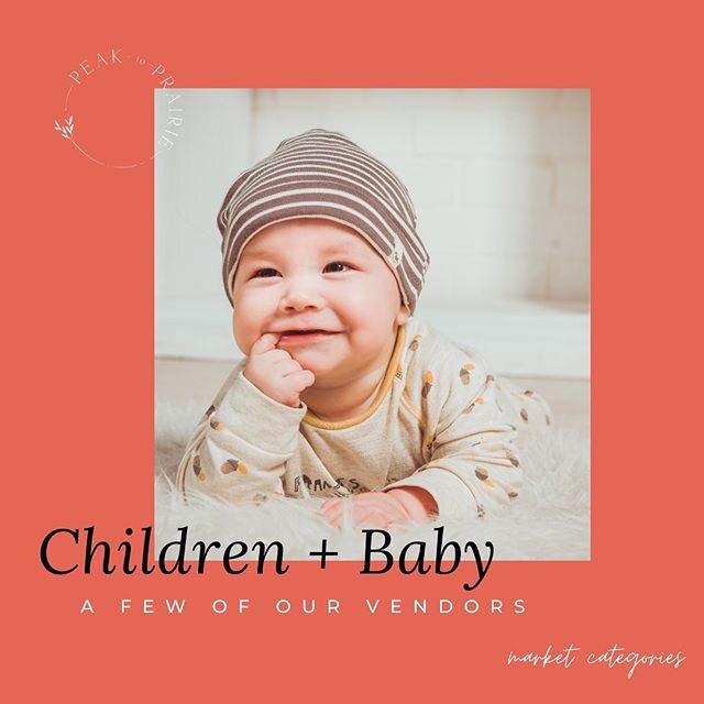 Market Category : Children + Baby ⠀
⠀
Here&rsquo;s a sneak peek of some of our fabulous vendors in our Children + Baby category. 👉🏻⠀
⠀
More to come..... stay tuned! ⠀
⠀
Full vendor spotlights starting in the fall.