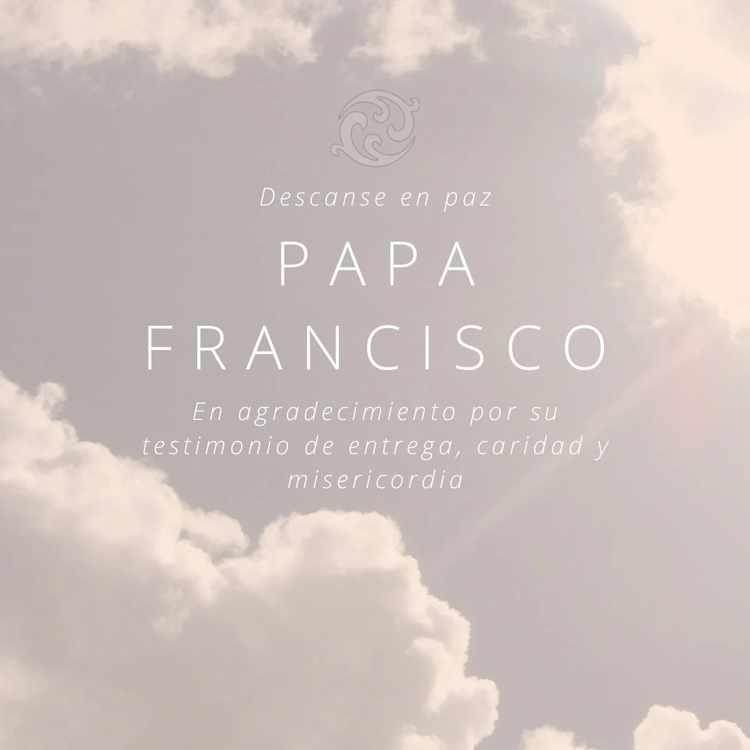 Gracias Papa Francisco 🙏🏻 
En oraci&oacute;n por su eterno descanso y por nuestra iglesia, siempre en manos del Esp&iacute;ritu Santo.