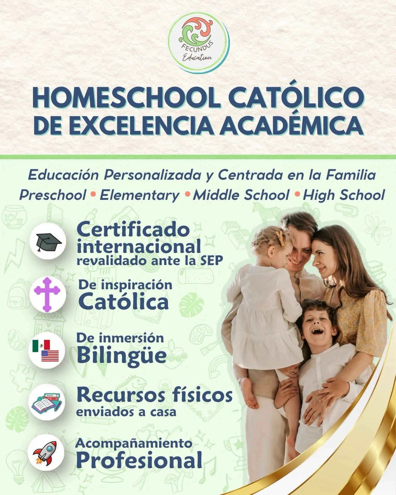 Uno de los errores m&aacute;s comunes entre quienes hacen Homeschool es ir tomando decisiones a corto plazo&hellip; La educaci&oacute;n de tus hijos es de lo m&aacute;s trascendente de tu vida. &iexcl;No improvises!

✨ Si quieres hacer homeschool, pe