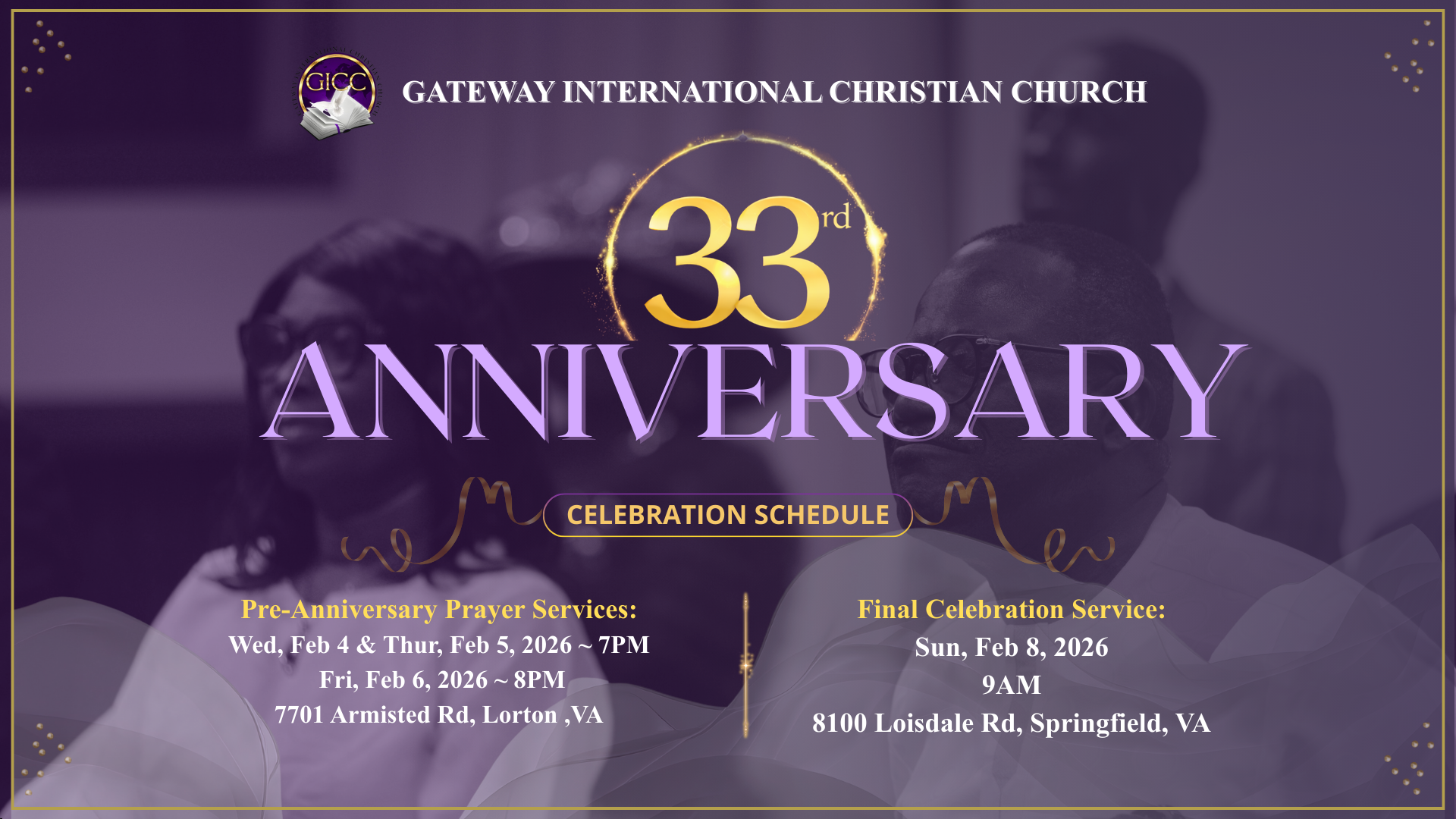 33RD ANNIVERSARY CELEBRATION