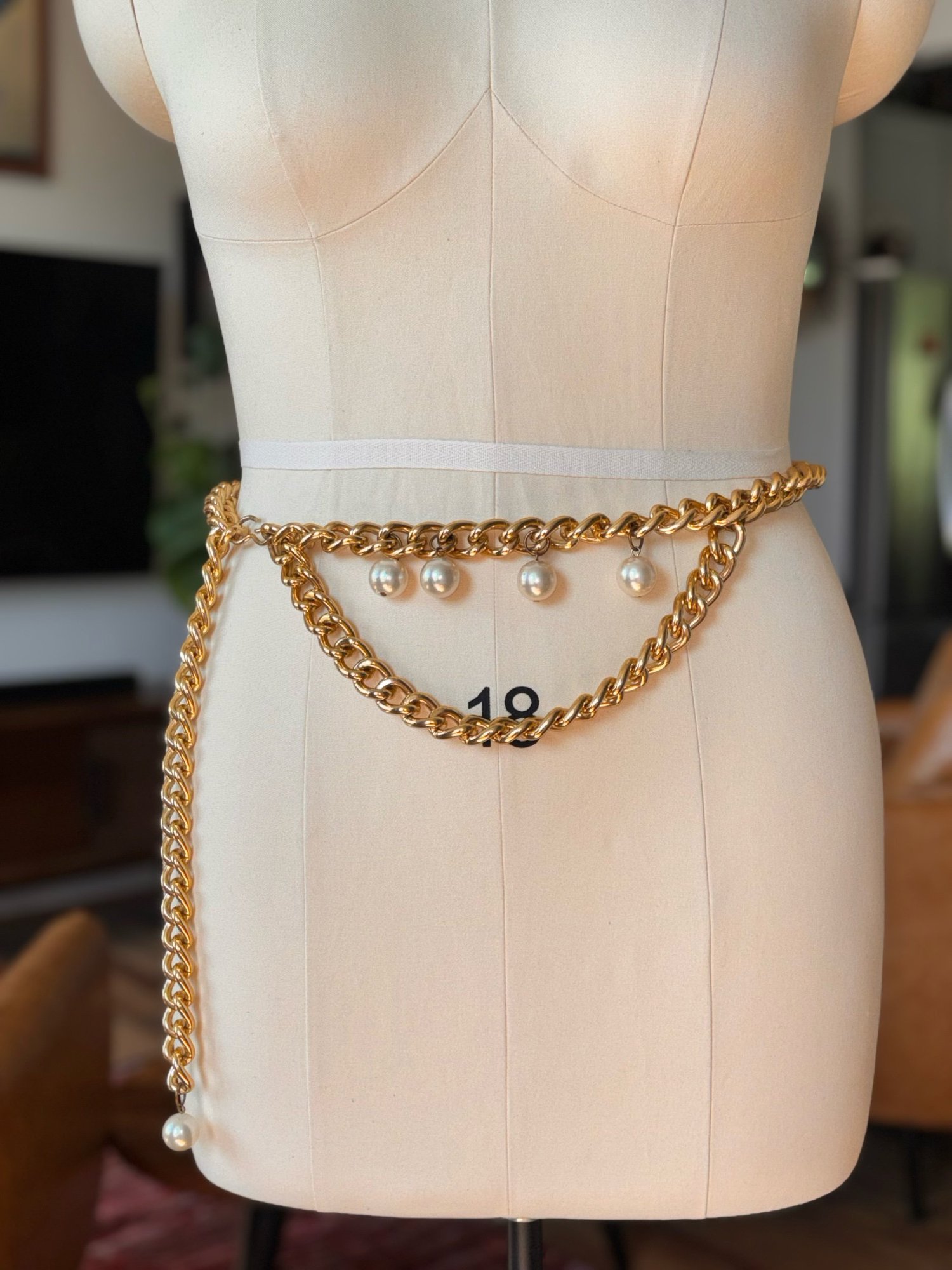 Vintage Essex Gold Statement Chain-Link Waist Belt Vintage Gold Link Belt - Etsy main image 4