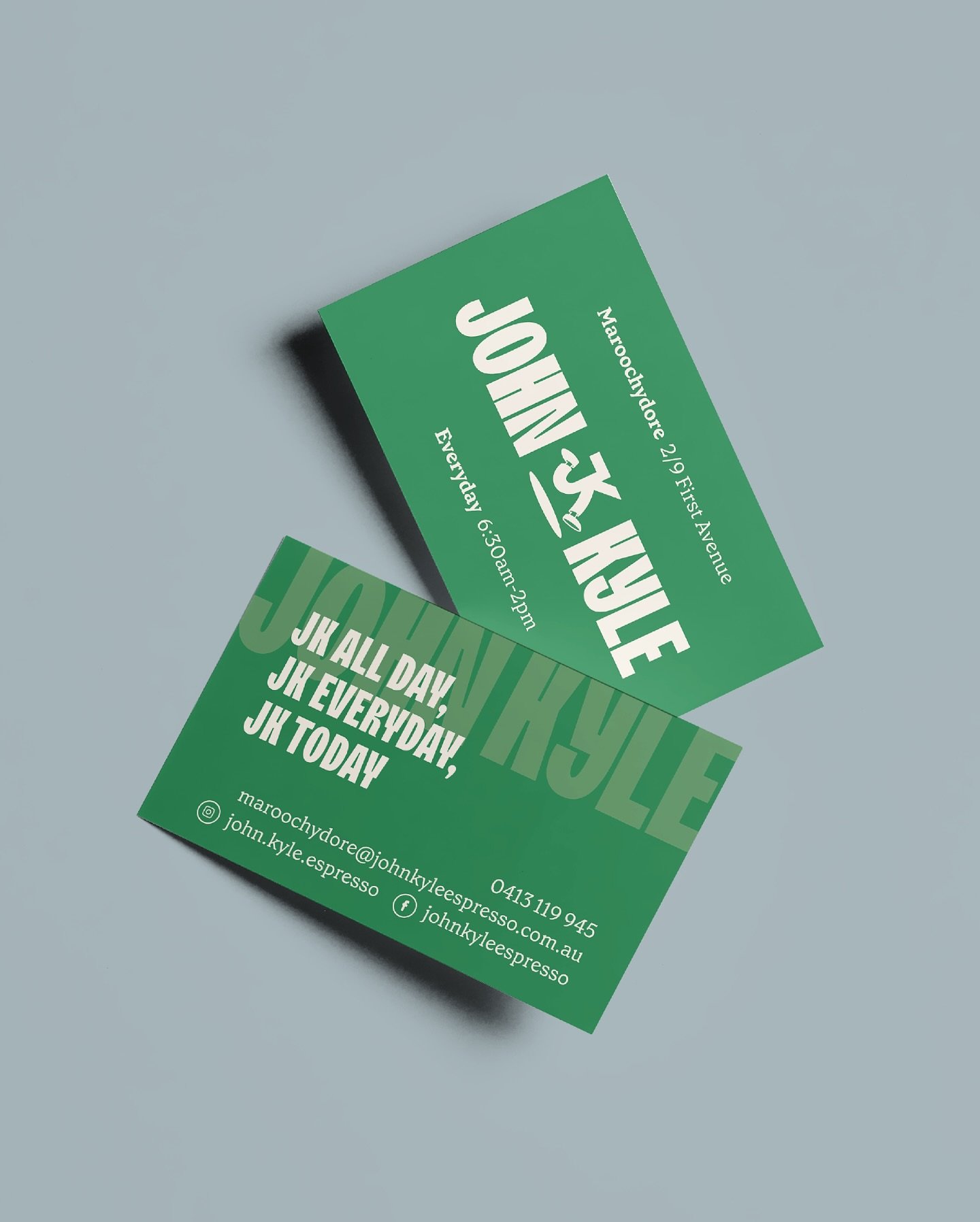 A little card, a lot of personality ✨

We&rsquo;ve focused on bold type, a balanced layout and a visual nod to the brand&rsquo;s personality because first impressions matter 👏🏼

#businesscard #boldtype #cafebranding #brandidentity #branddesign
