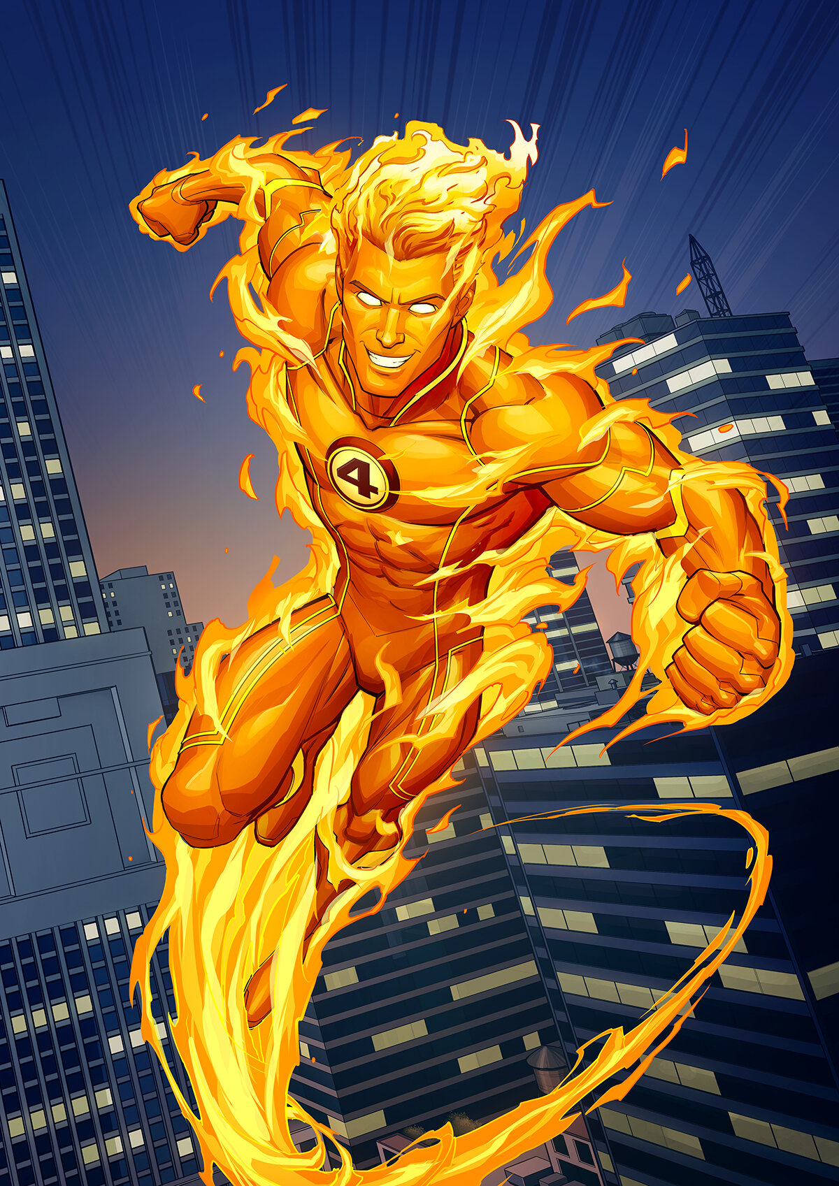 The Human Torch.