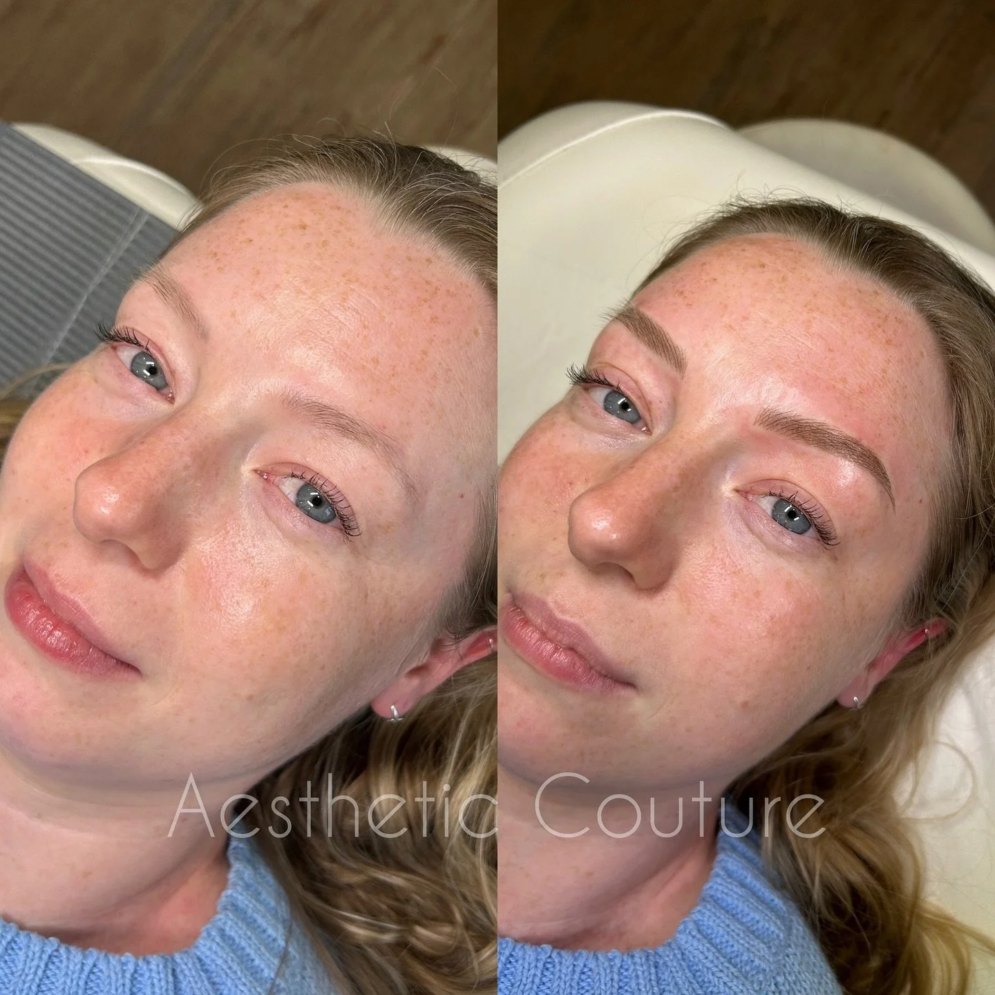 To all my fair-skinned, blonde girlies with those super light and fine brows: this is proof that cosmetic brow tattooing can look natural and enhance your beauty. Each set of brows is completely customised, from the tattooing style to the choice of p