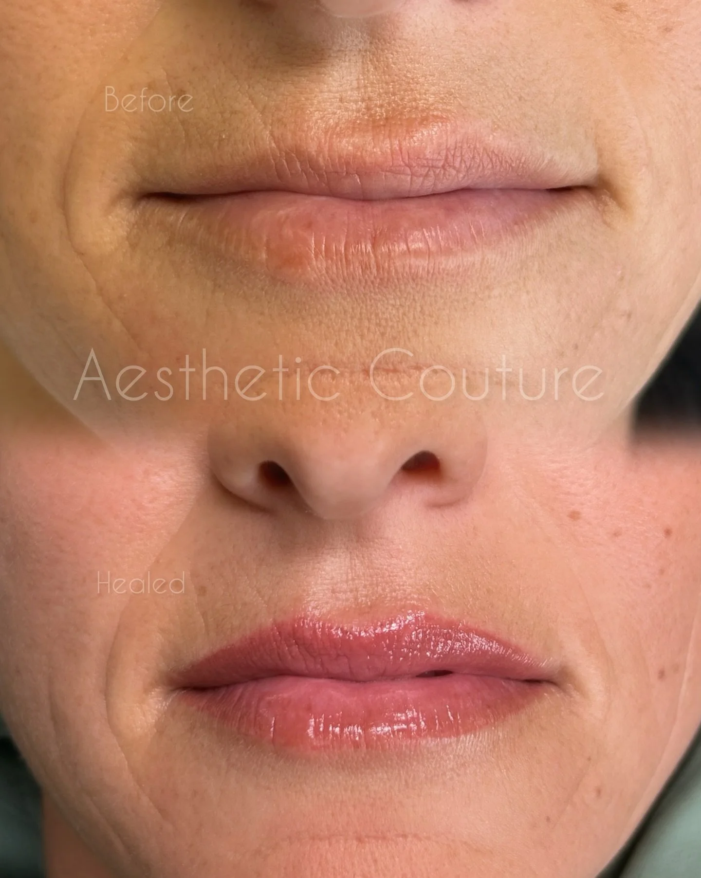 My client has a demanding job, constantly on the move training horses and running a stunt school. She approached me wanting her brows, lips, and liner done to simplify her routine and avoid makeup that would sweat off, ultimately saving her time ever