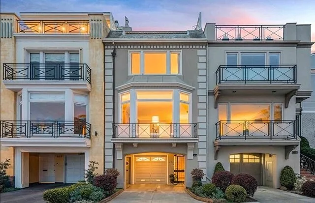 Walk outside your house to the Marina Green! This Marina Blvd. home is over 3,000 sq ft. &amp; has a view of The Bay. 4 bed/4 bath listed for just under $5 million.