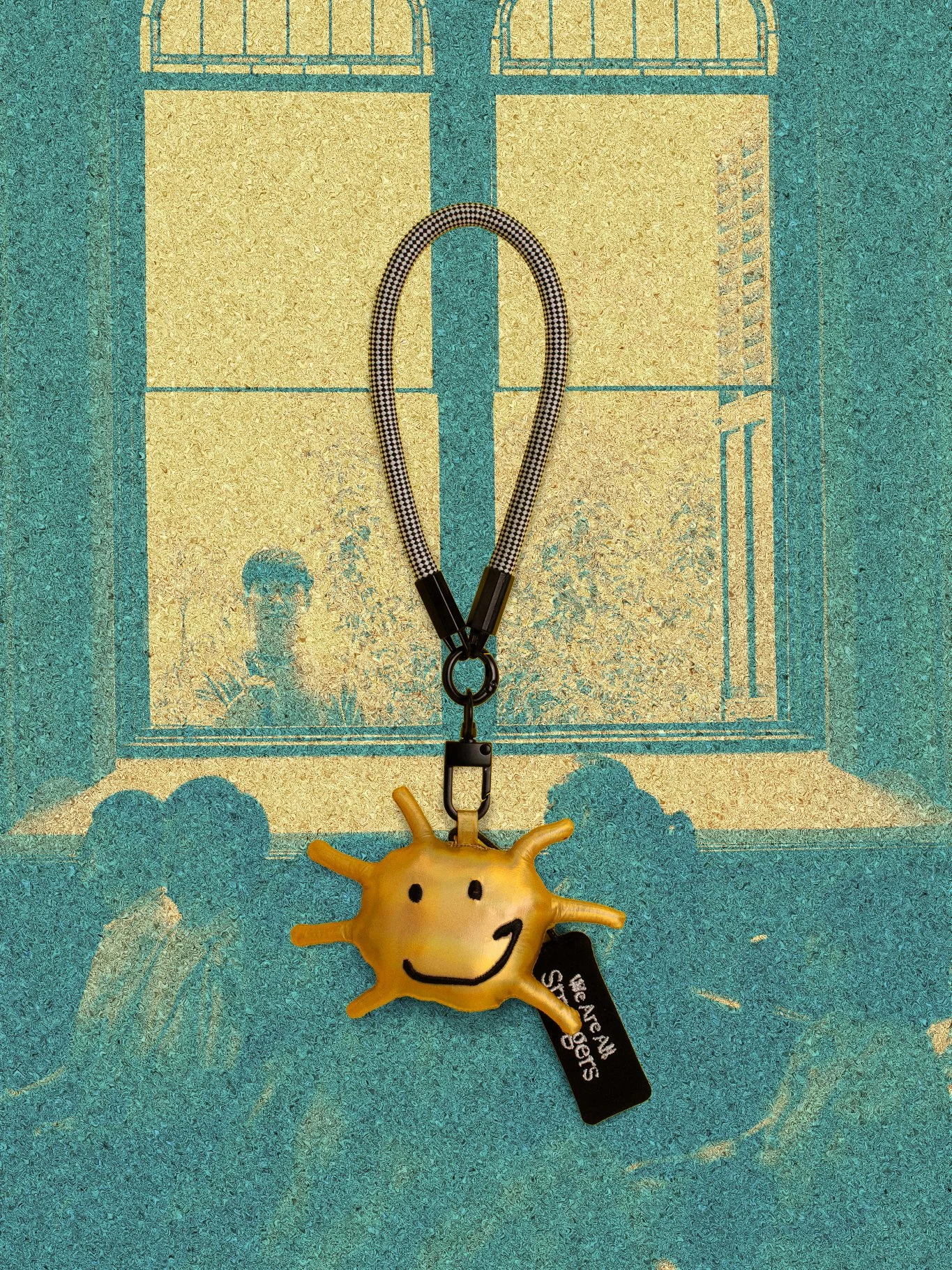 WE ARE ALL STRANGERS: KEYCHAIN HANGING SUN