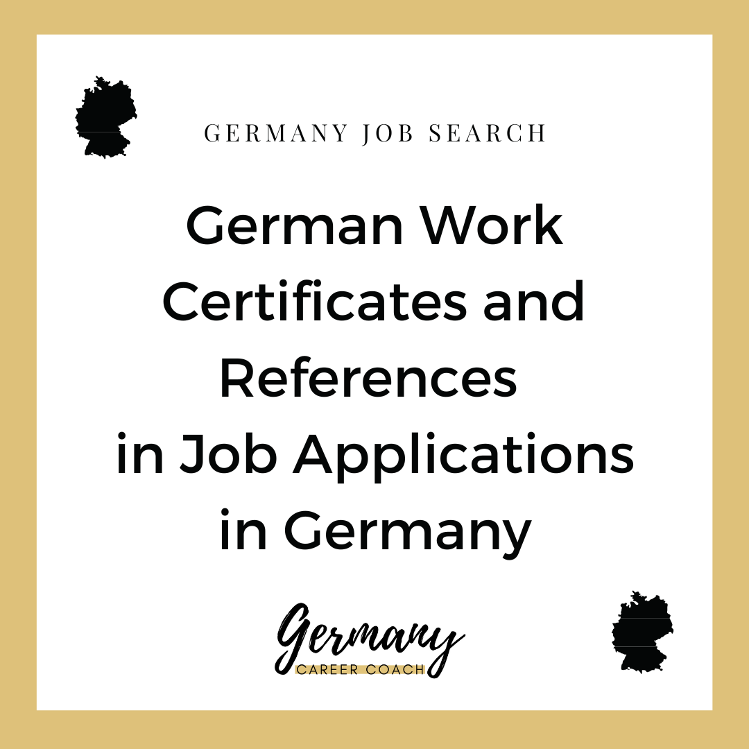 German Work Certificates and References&nbsp;in Job Applications in Germany