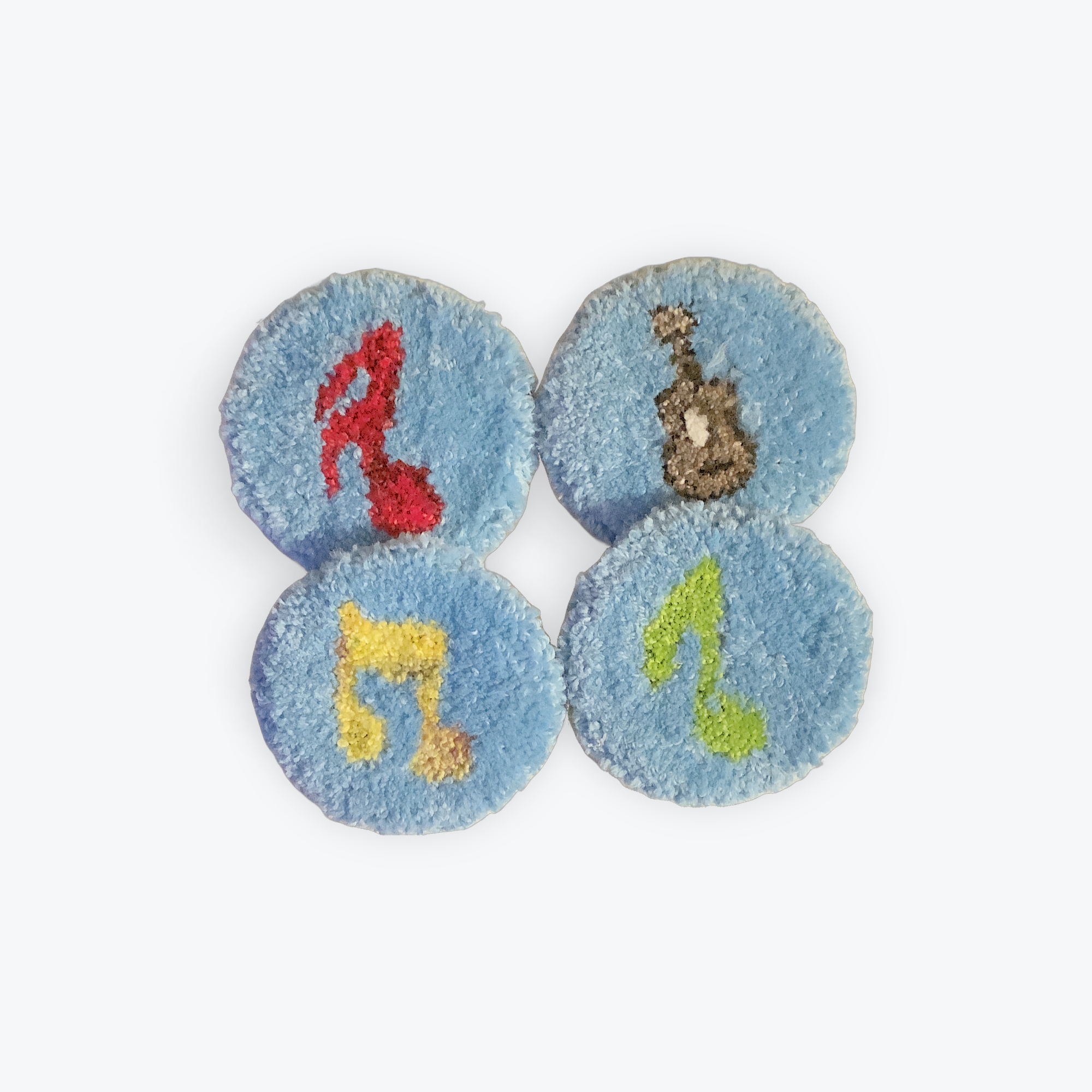 Punch Needle Coasters