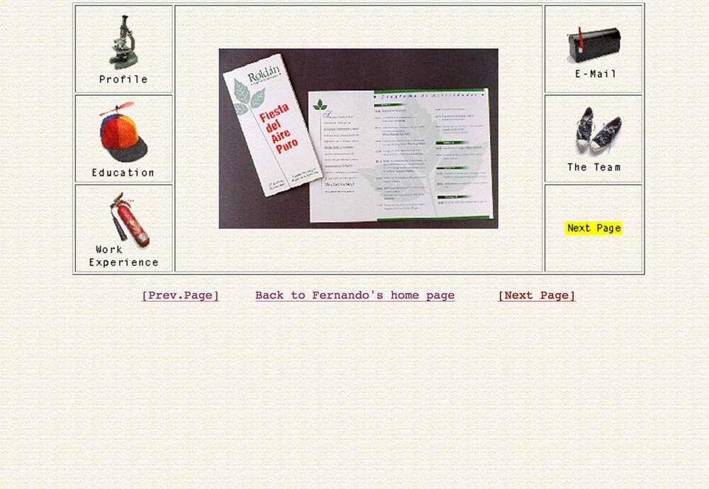 First website from 1995