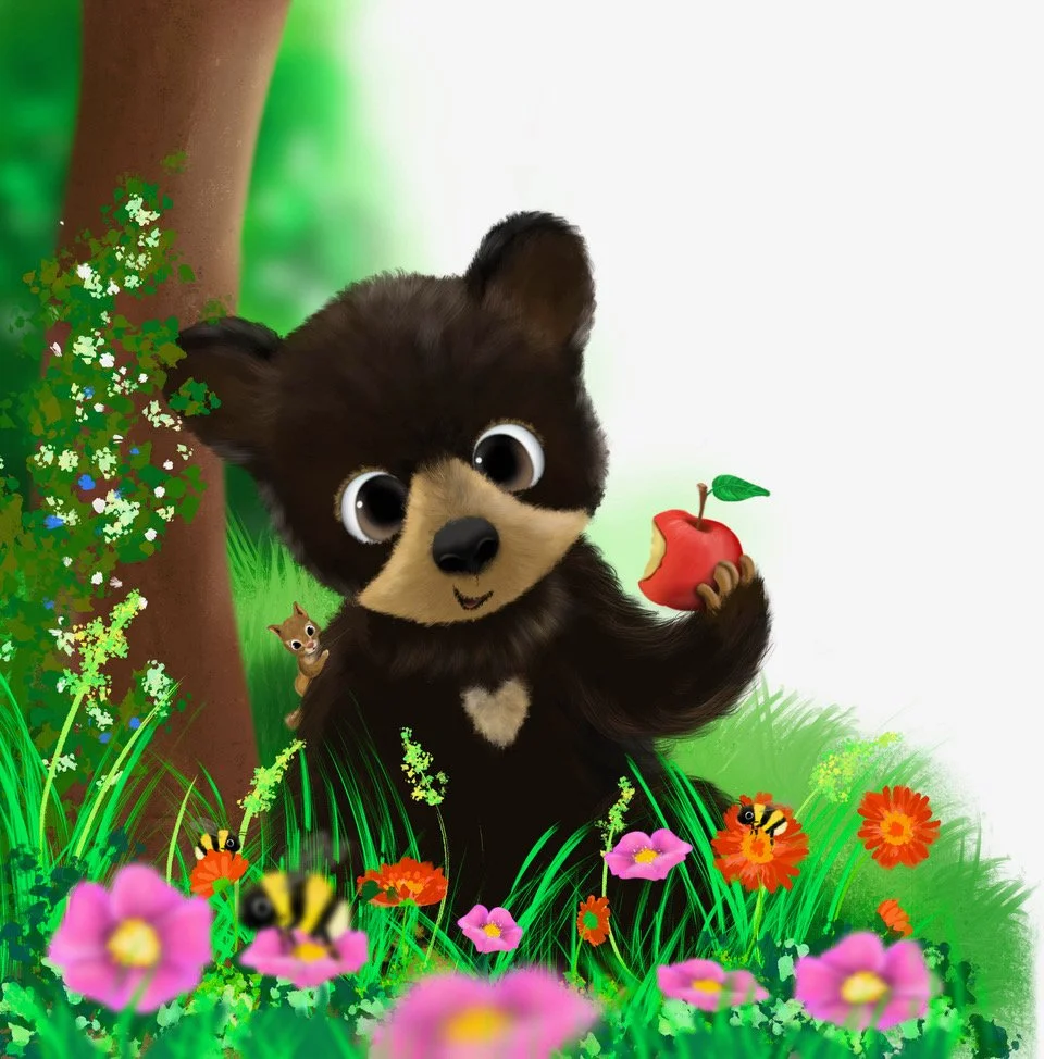 Melly and apple.jpeg