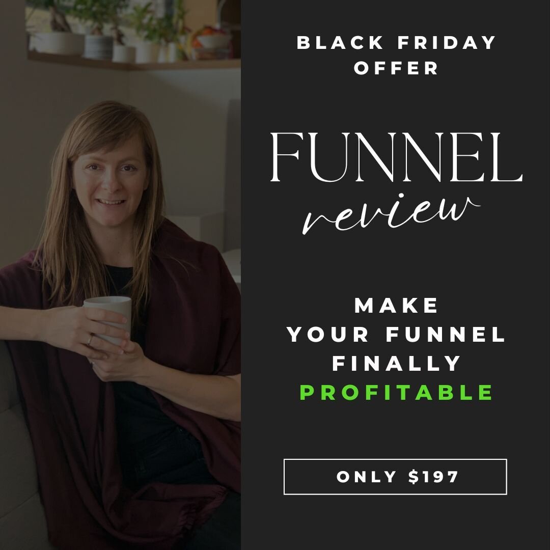 Pssst... don't skip the caption.

So many clients of mine come to me frustrated. They have spent all this time (and money) in their funnel because they finally wanted to sell their expertise on autopilot. So they bought a course (or several), learned