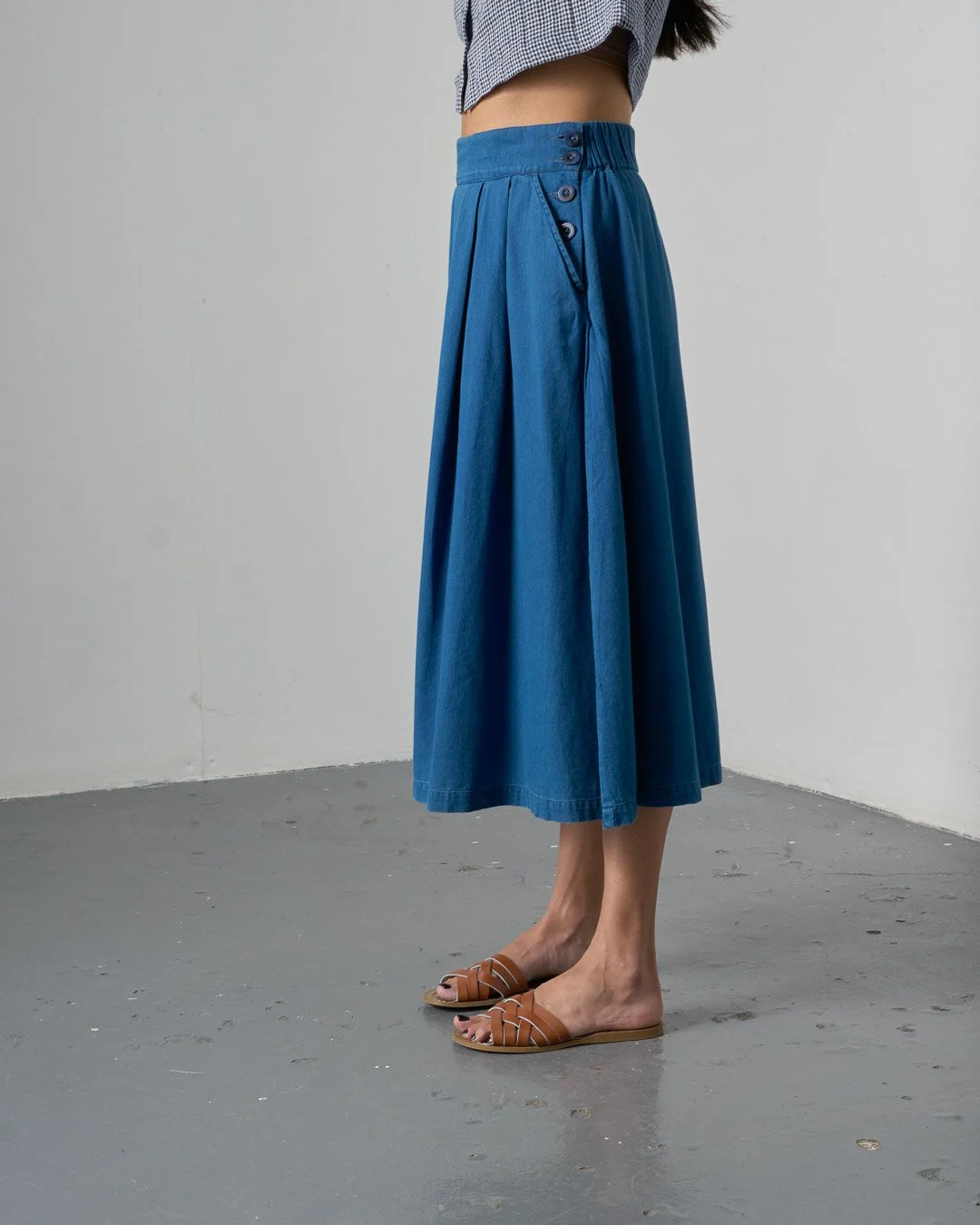 ws002 textured denim+ wt003 navy check1826.jpg (Copy)