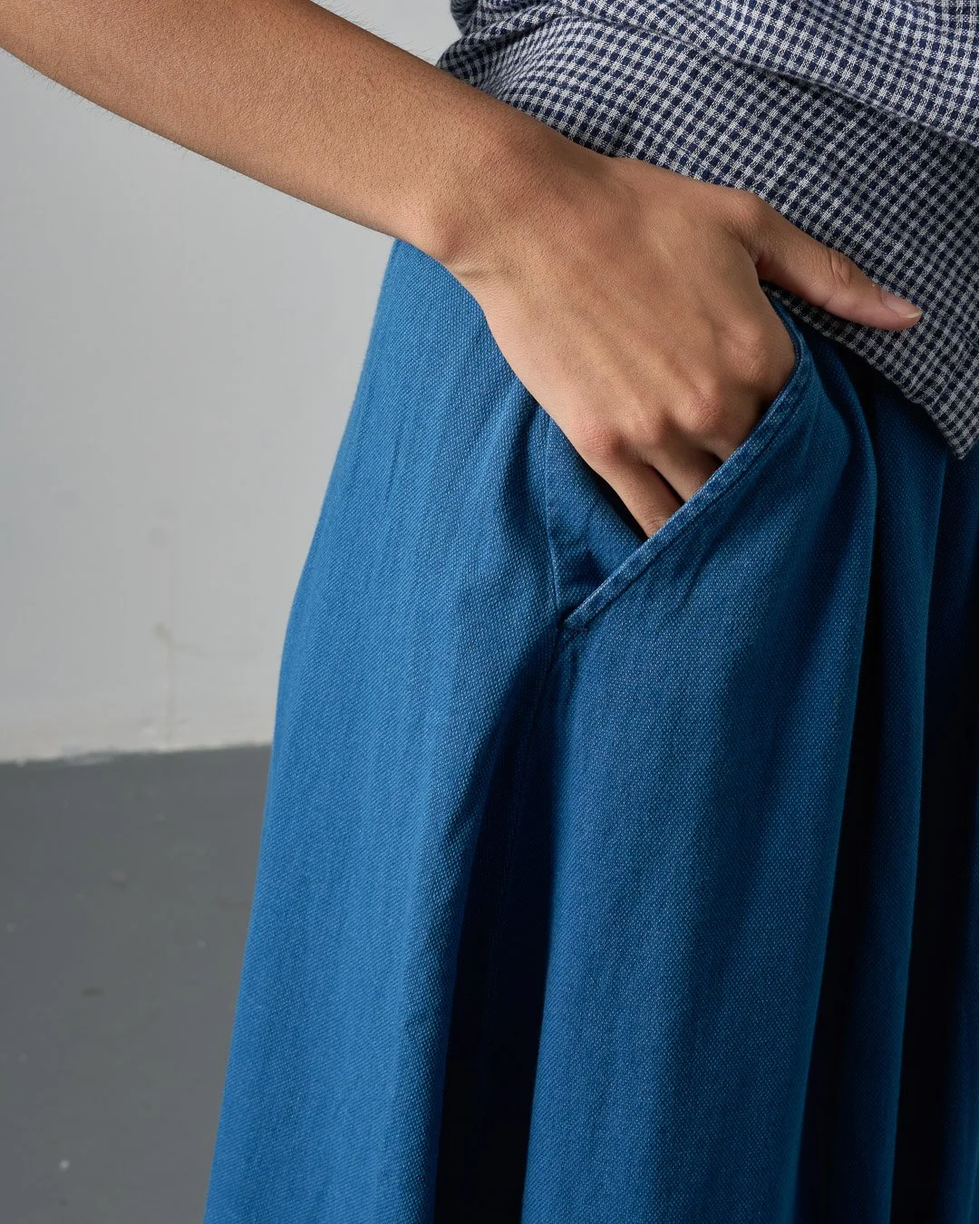 ws002 textured denim+ wt003 navy check1832.jpg (Copy)