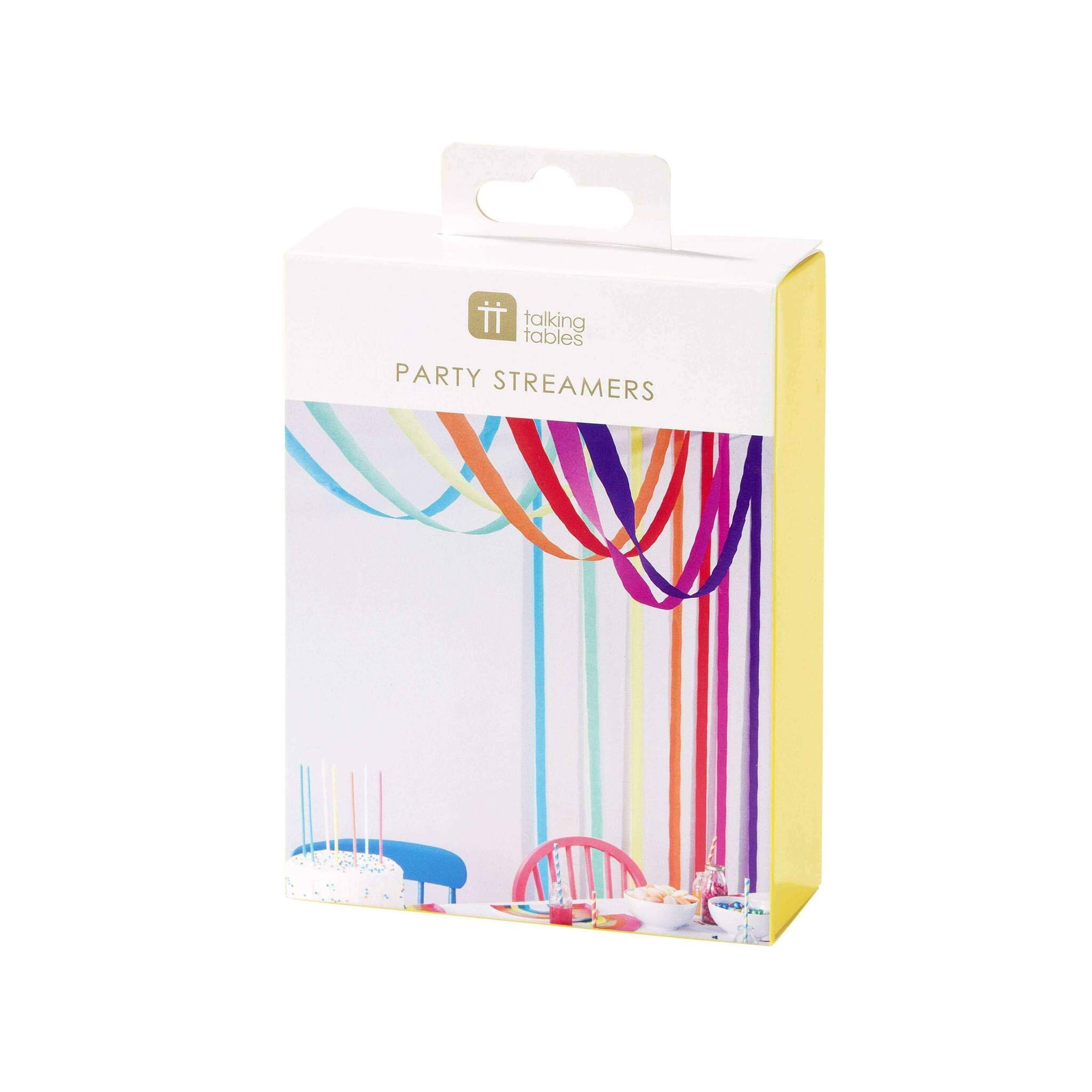 Talking Tables Rainbow Party Streamers