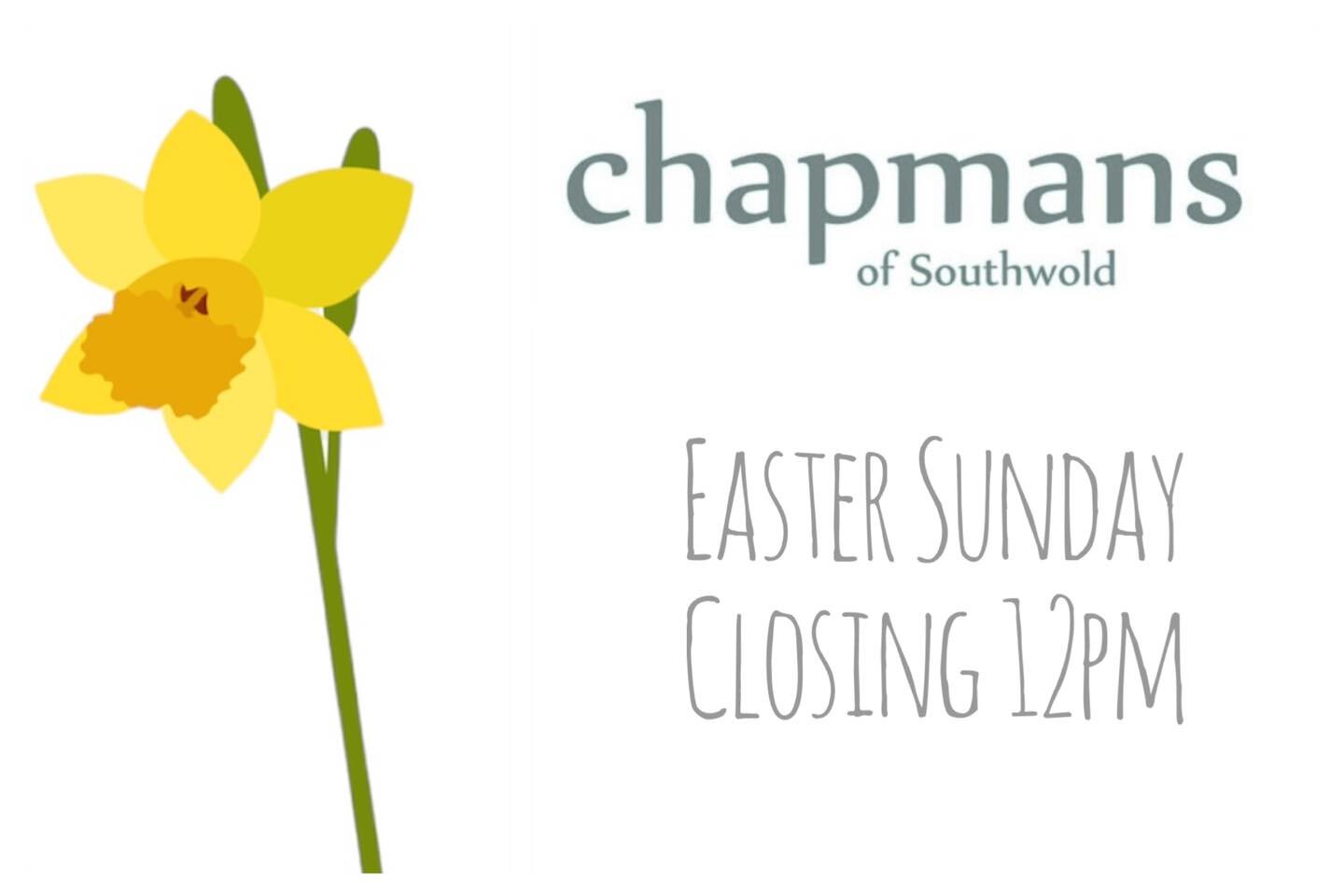 Happy Easter to you all 🐣🐣🐣🐣Little reminder -  forget the clocks have gone forward!! Open until midday today 🐣🐣🐣🐣