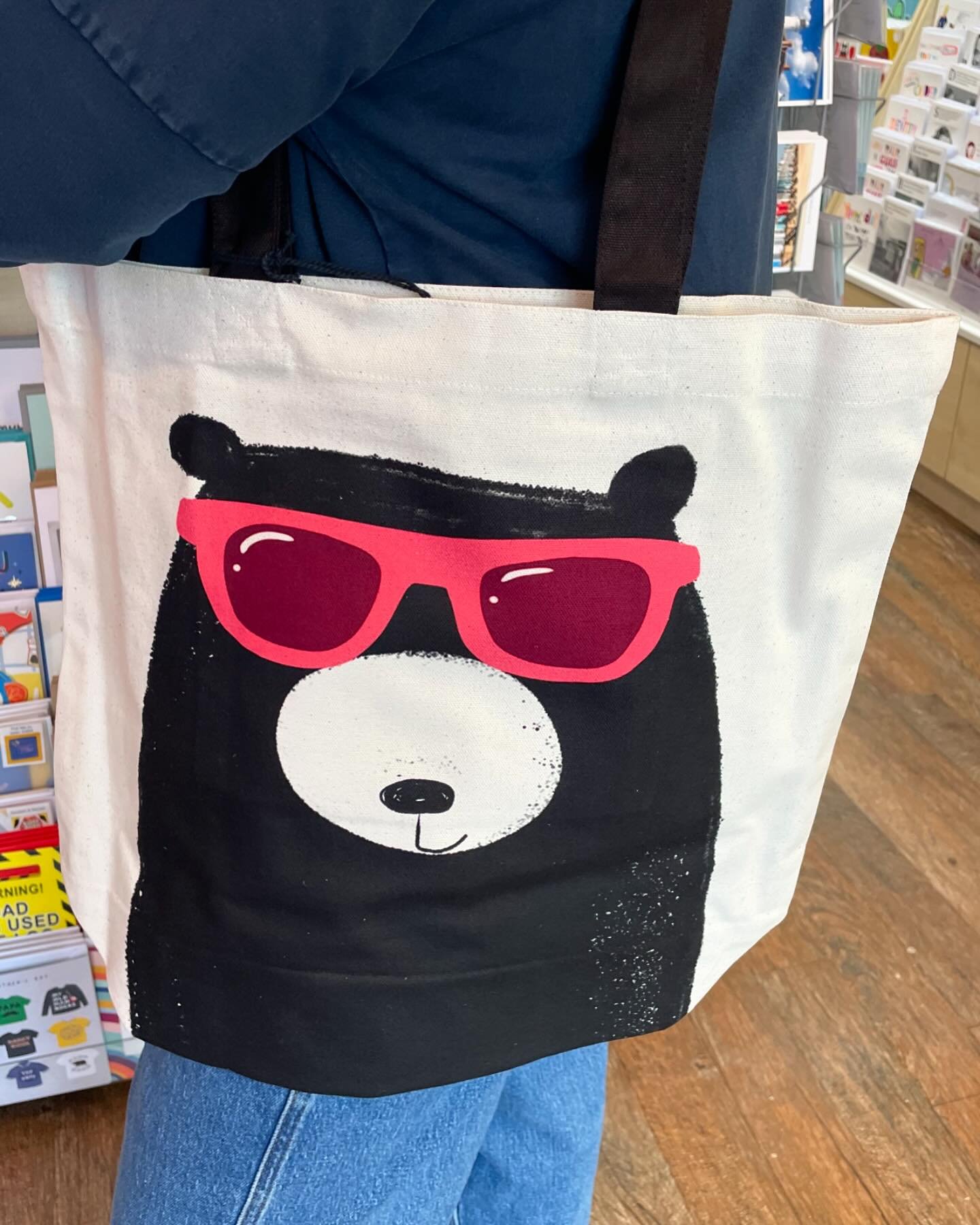 Look what&rsquo;s just arrived! A new addition to the fab &lsquo;Bear&rsquo; range of cards by @theartfileofficial, we now have this gorgeous tote bag and lux note book. We &hearts;️!