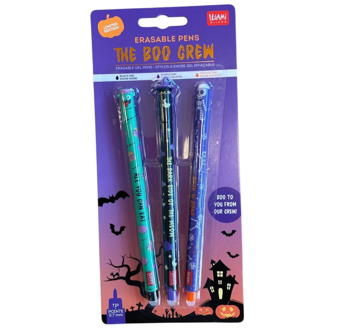 Just arrived - limited edition Halloween Erasable Pens from Legami.  Get in quick!!! 🎃🎃